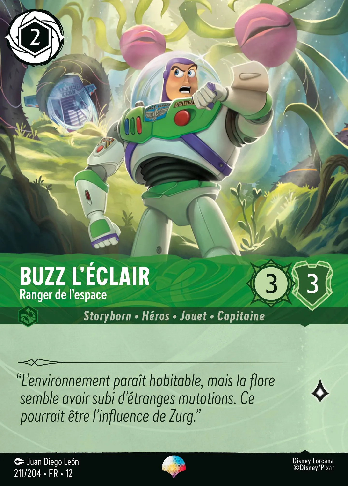 Buzz l'Éclair - Ranger de l'espace — Wilds Unknown — Lorcana