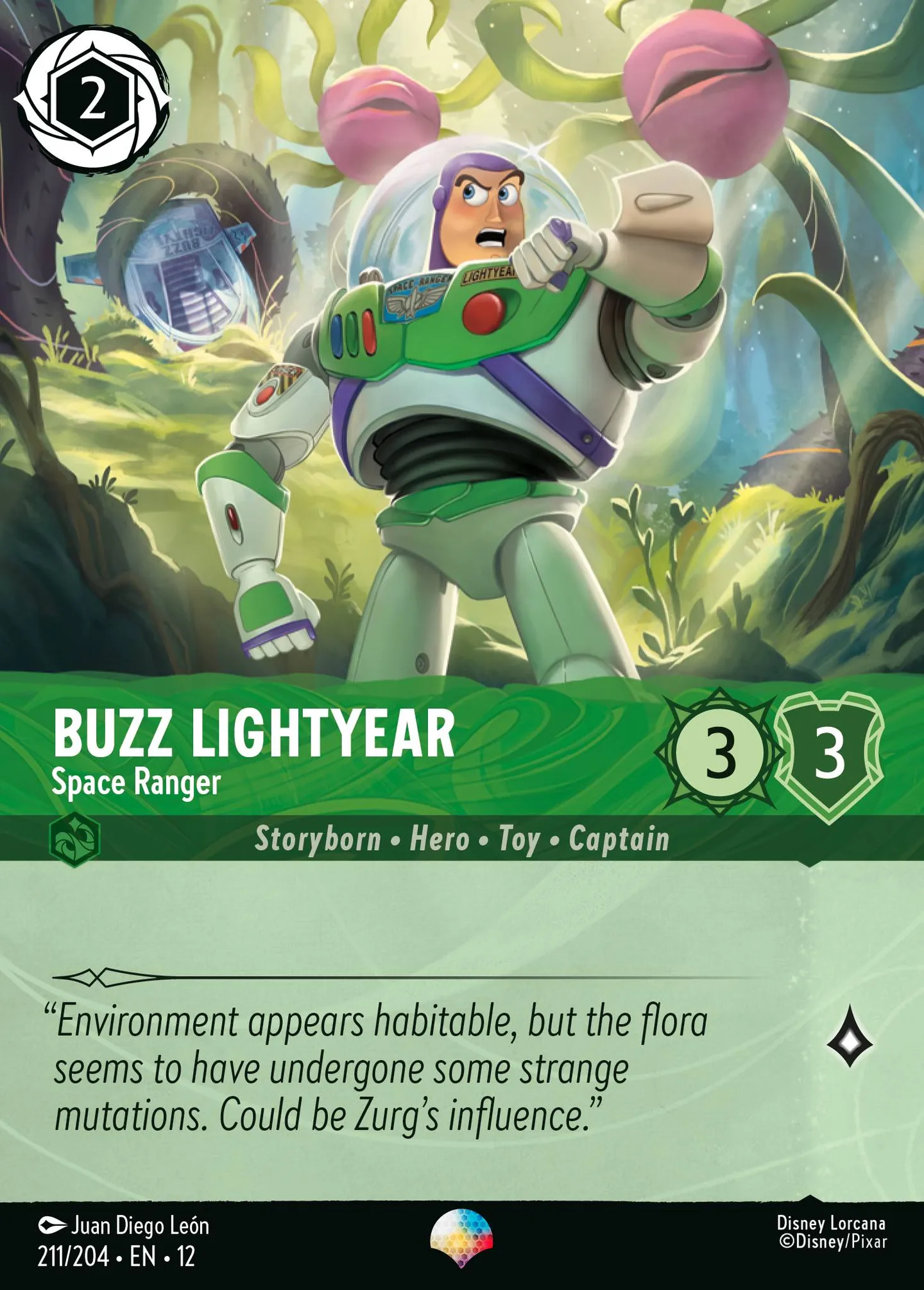 Buzz Lightyear - Space Ranger — Wilds Unknown — Lorcana