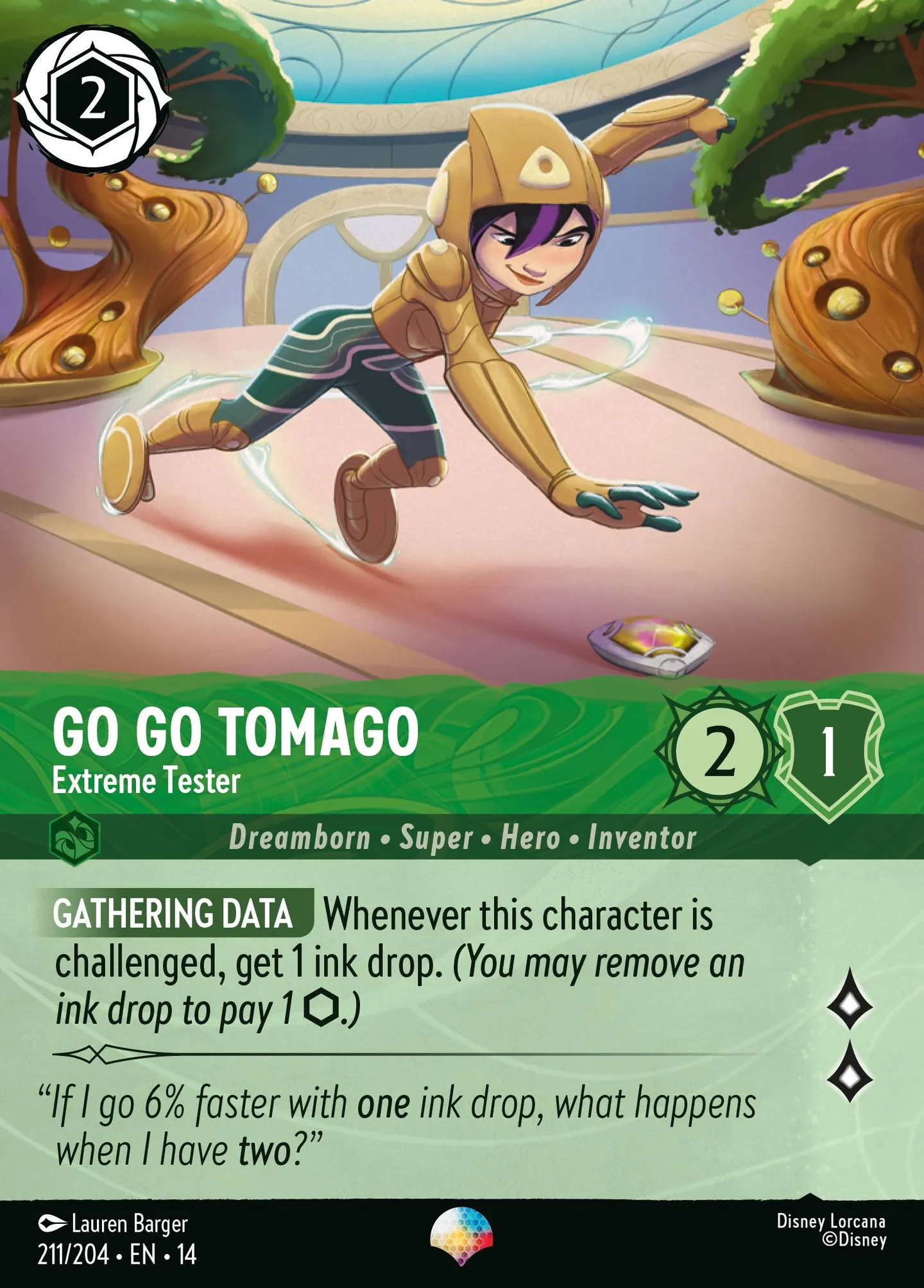 Go Go Tomago - Extreme Tester — Hyperia City — Lorcana