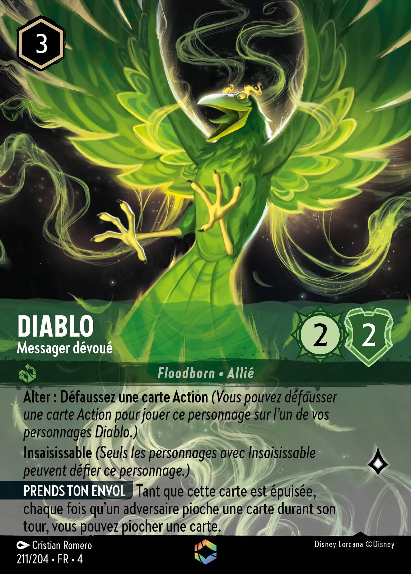 Diablo - Messager dévoué — Ursula's Return — Lorcana