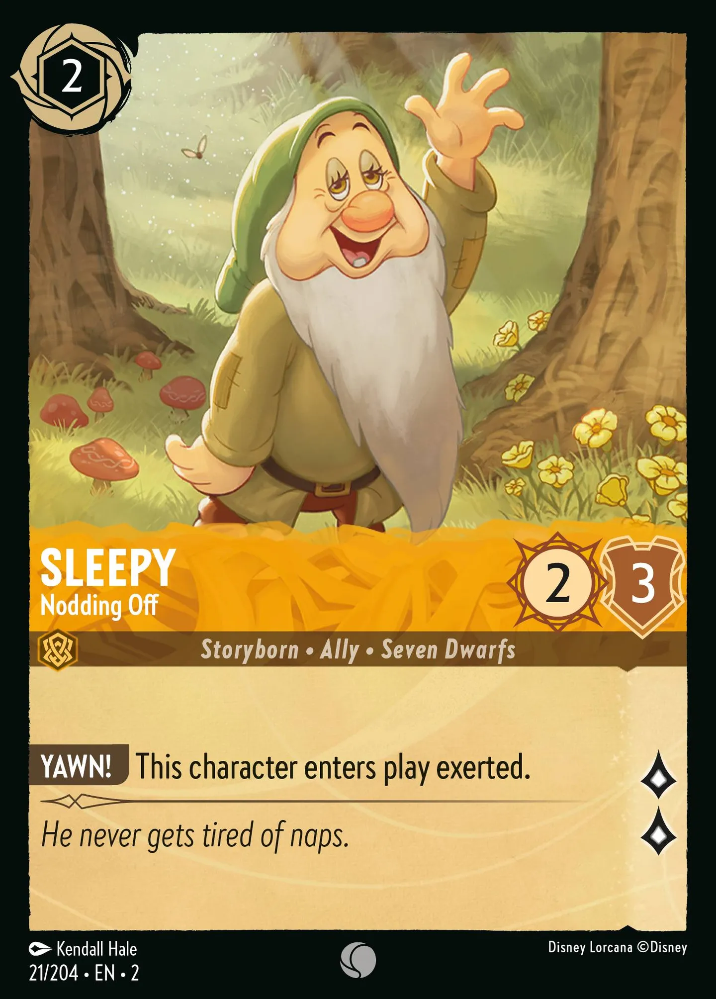 Dormeur - Tombe de fatigue — Rise of the Floodborn — Lorcana