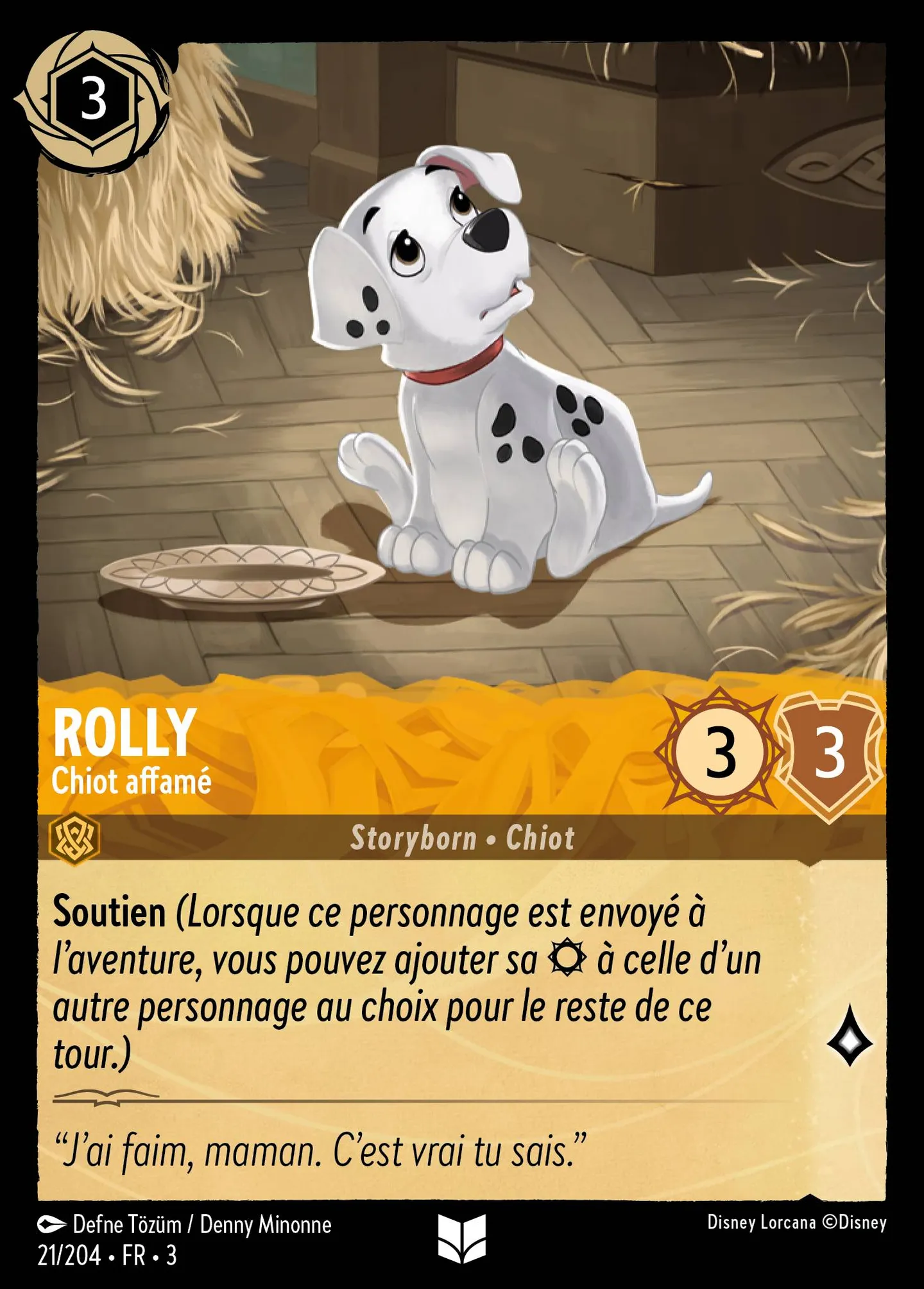 Rolly - Chiot affamé — Into the Inklands — Lorcana