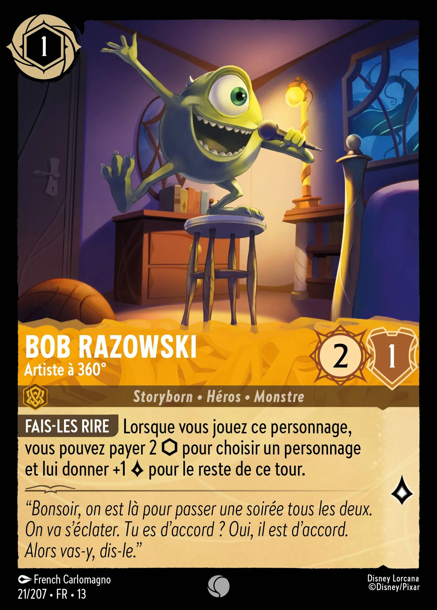Bob Razowski - Artiste à 360° — Attack of the Vine! — Lorcana