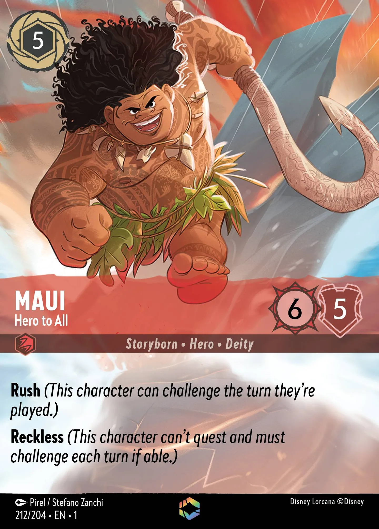 Maui - Hero to All — The First Chapter — Lorcana