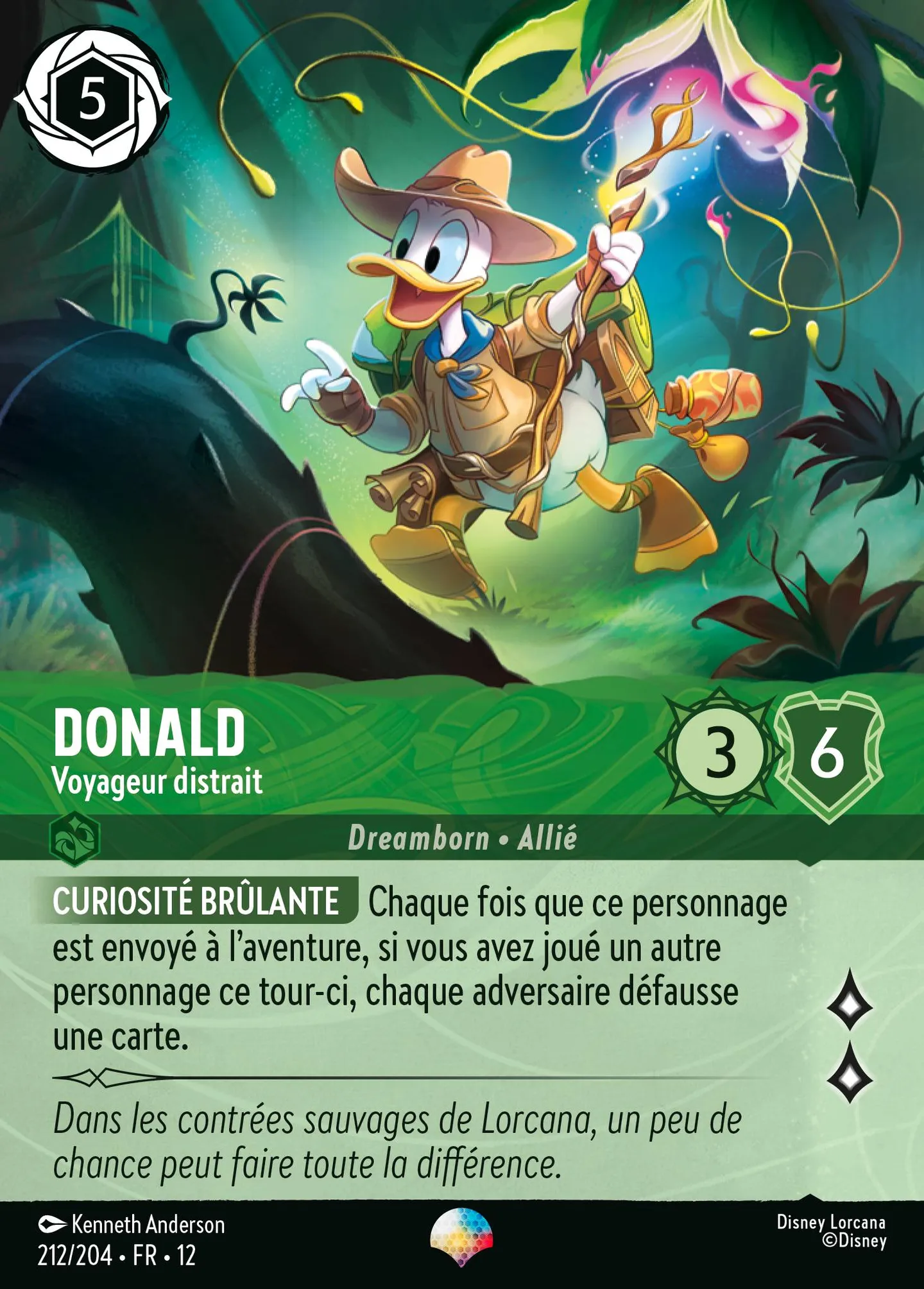 Donald - Voyageur distrait — Wilds Unknown — Lorcana