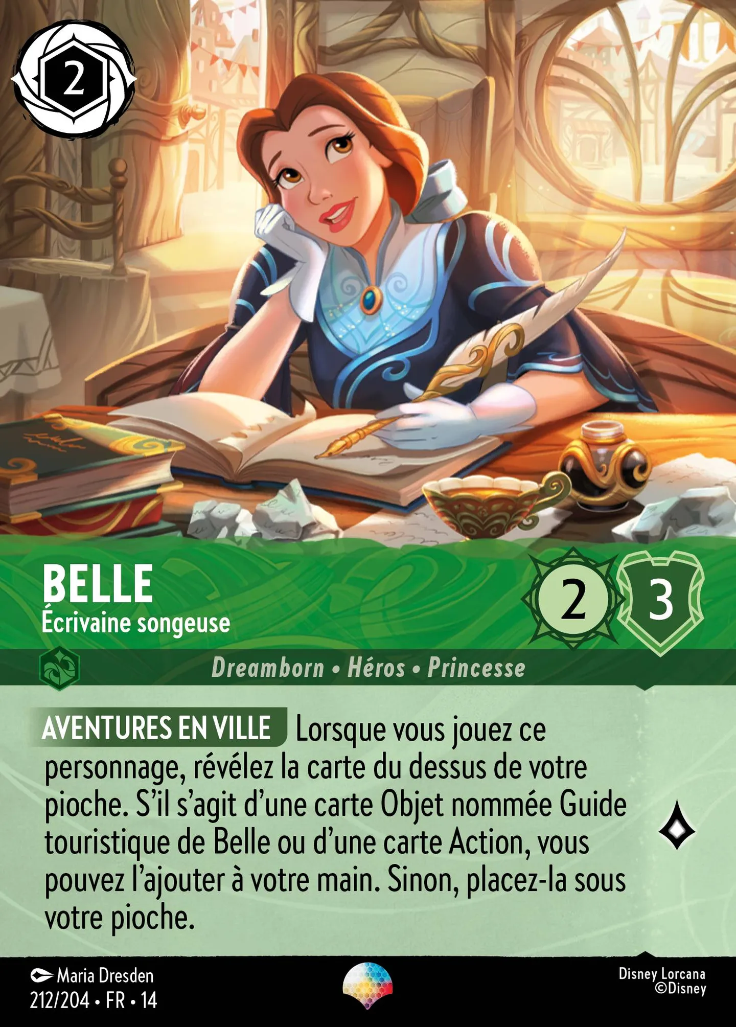 Belle - Écrivaine songeuse — Hyperia City — Lorcana