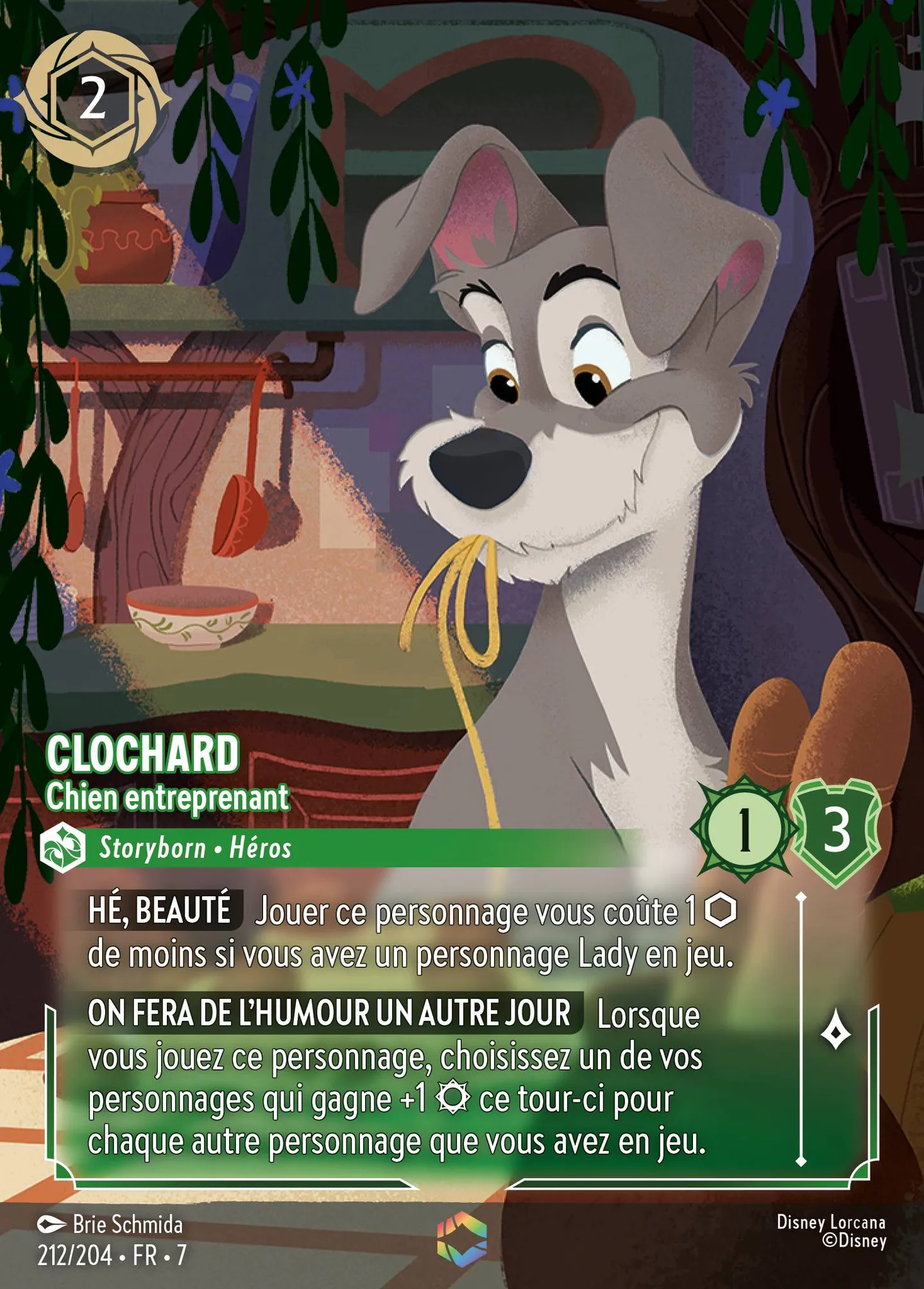 Clochard - Chien entreprenant — Archazia's Island — Lorcana