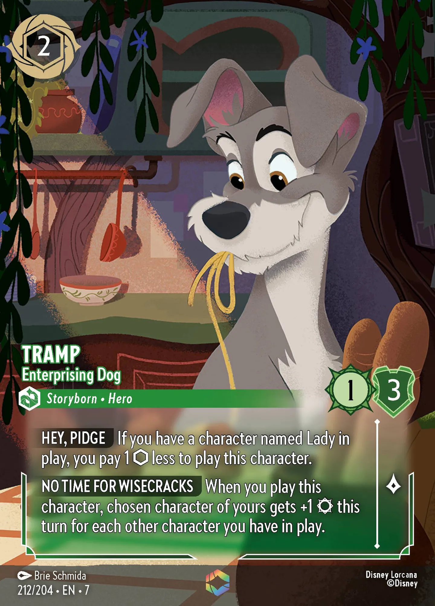 Tramp - Enterprising Dog — Archazia's Island — Lorcana