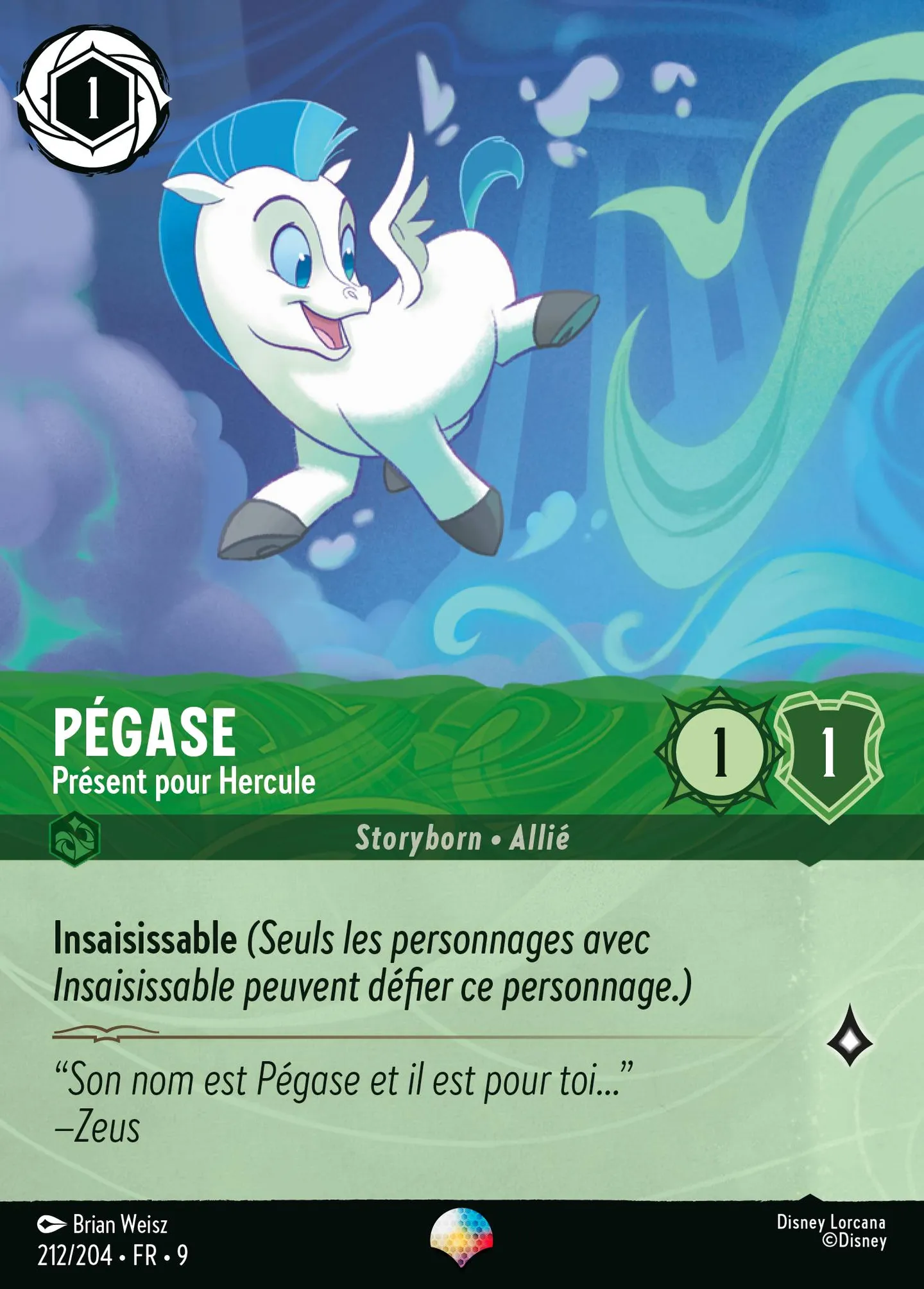 Pégase - Présent pour Hercule — Fabled — Lorcana