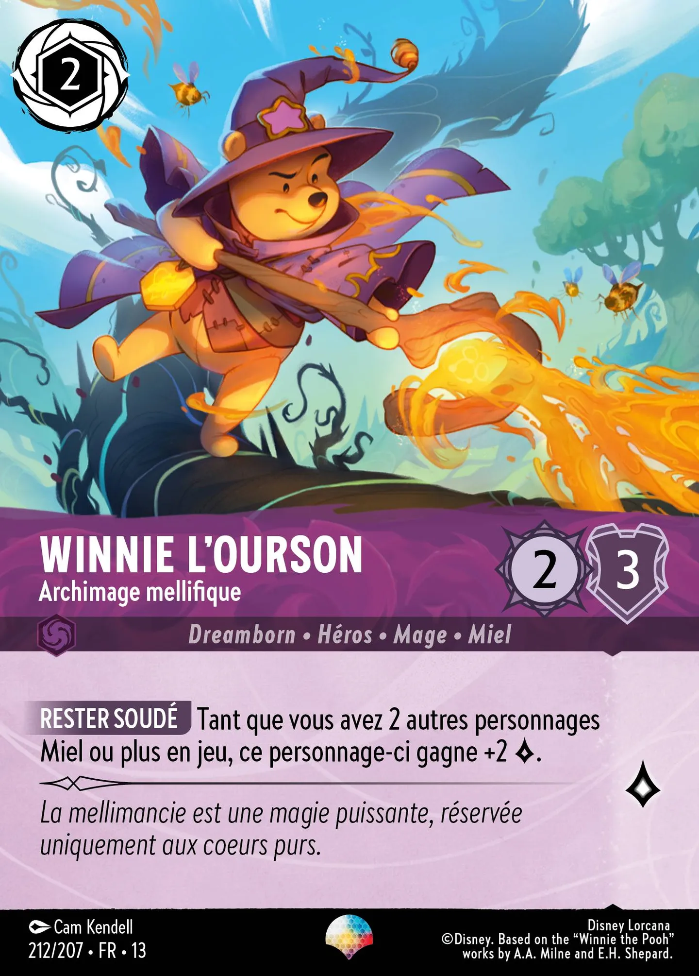 Winnie l'Ourson - Archimage mellifique — Attack of the Vine! — Lorcana