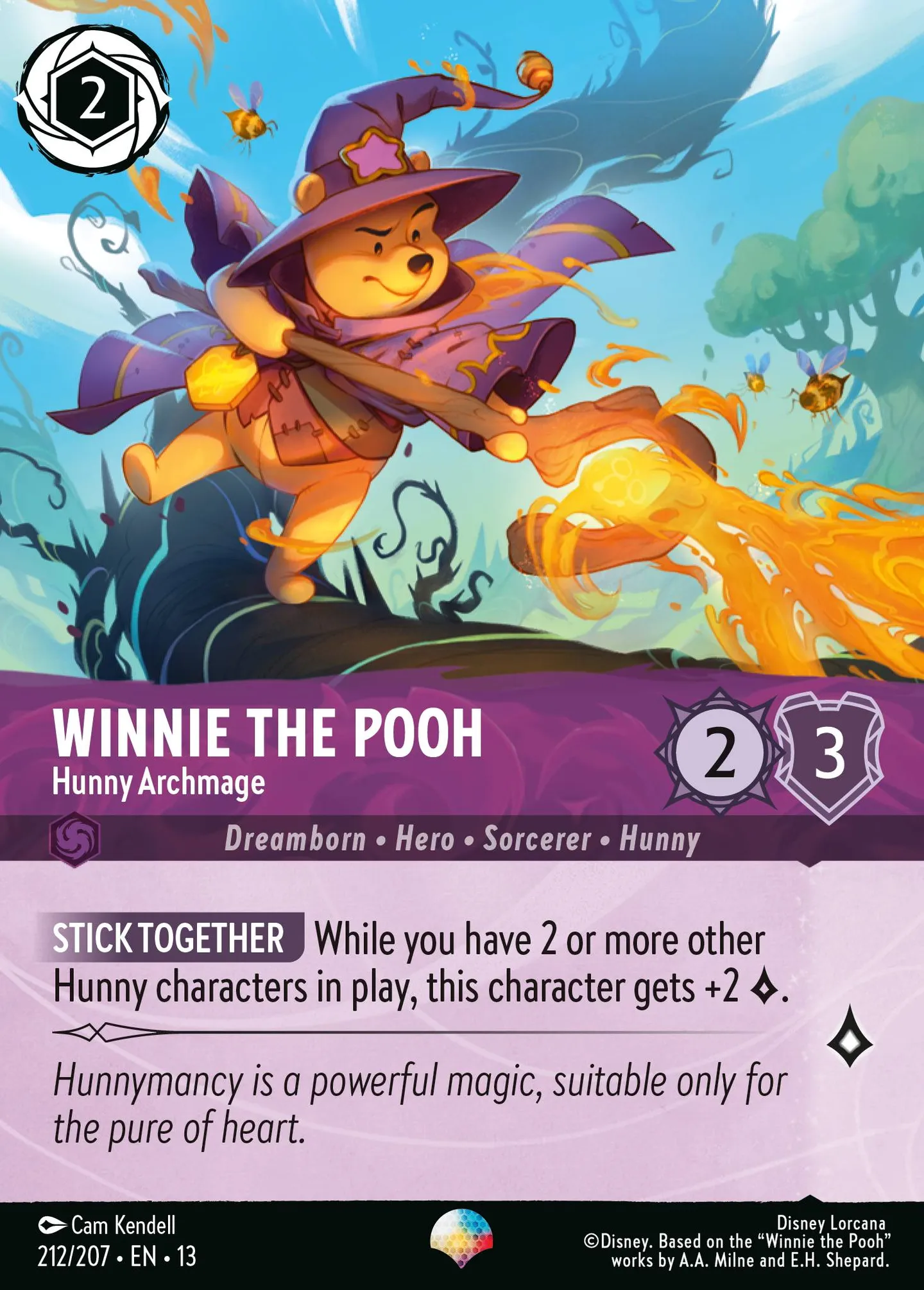 Winnie l'Ourson - Archimage mellifique — Attack of the Vine! — Lorcana