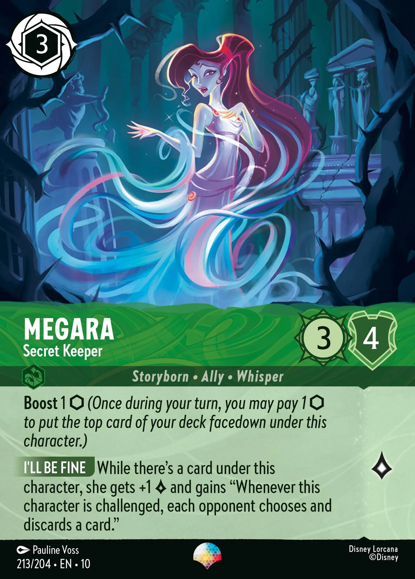 Megara - Secret Keeper — Whispers in the Well — Lorcana