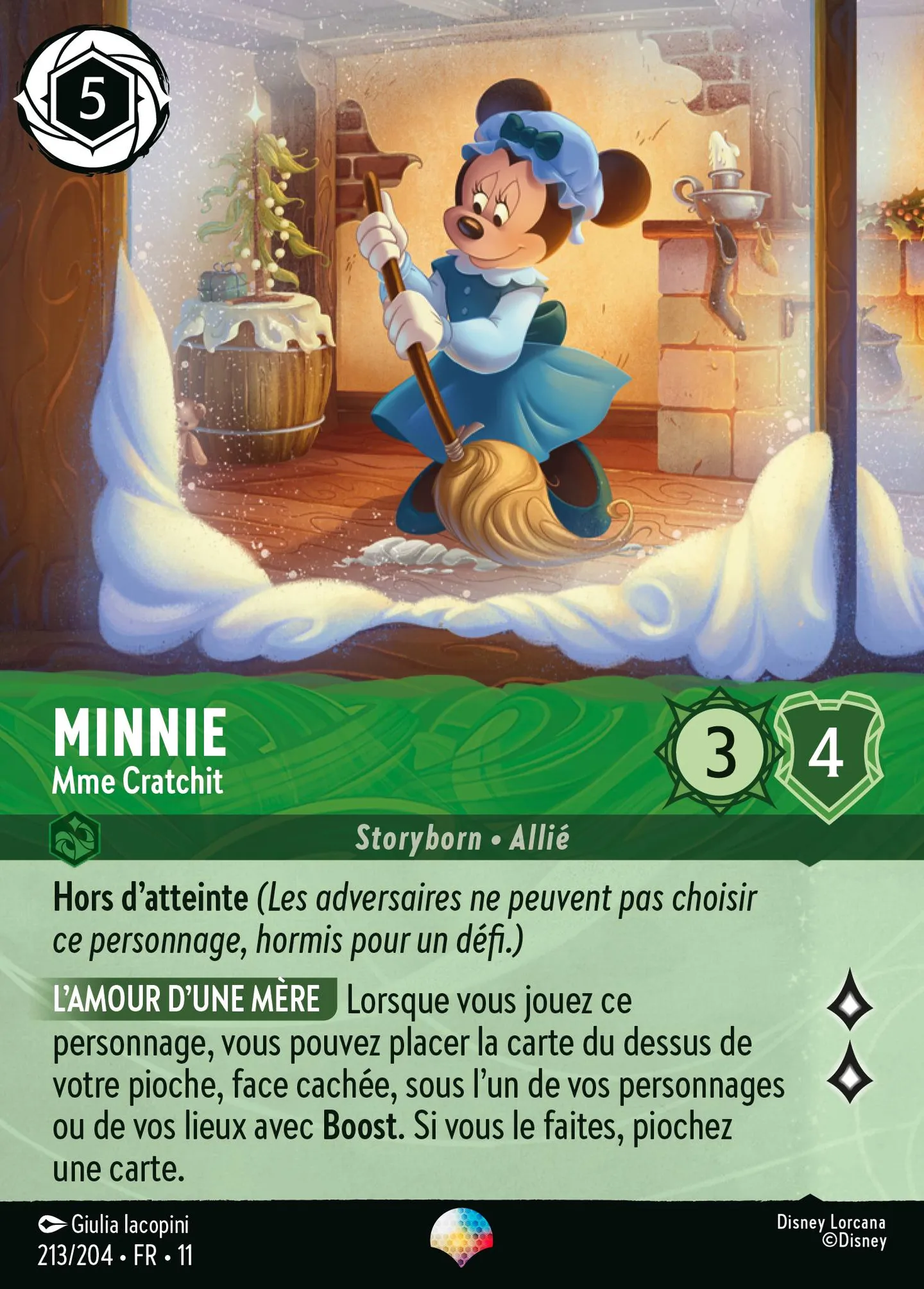 Minnie - Mme Cratchit — Winterspell — Lorcana