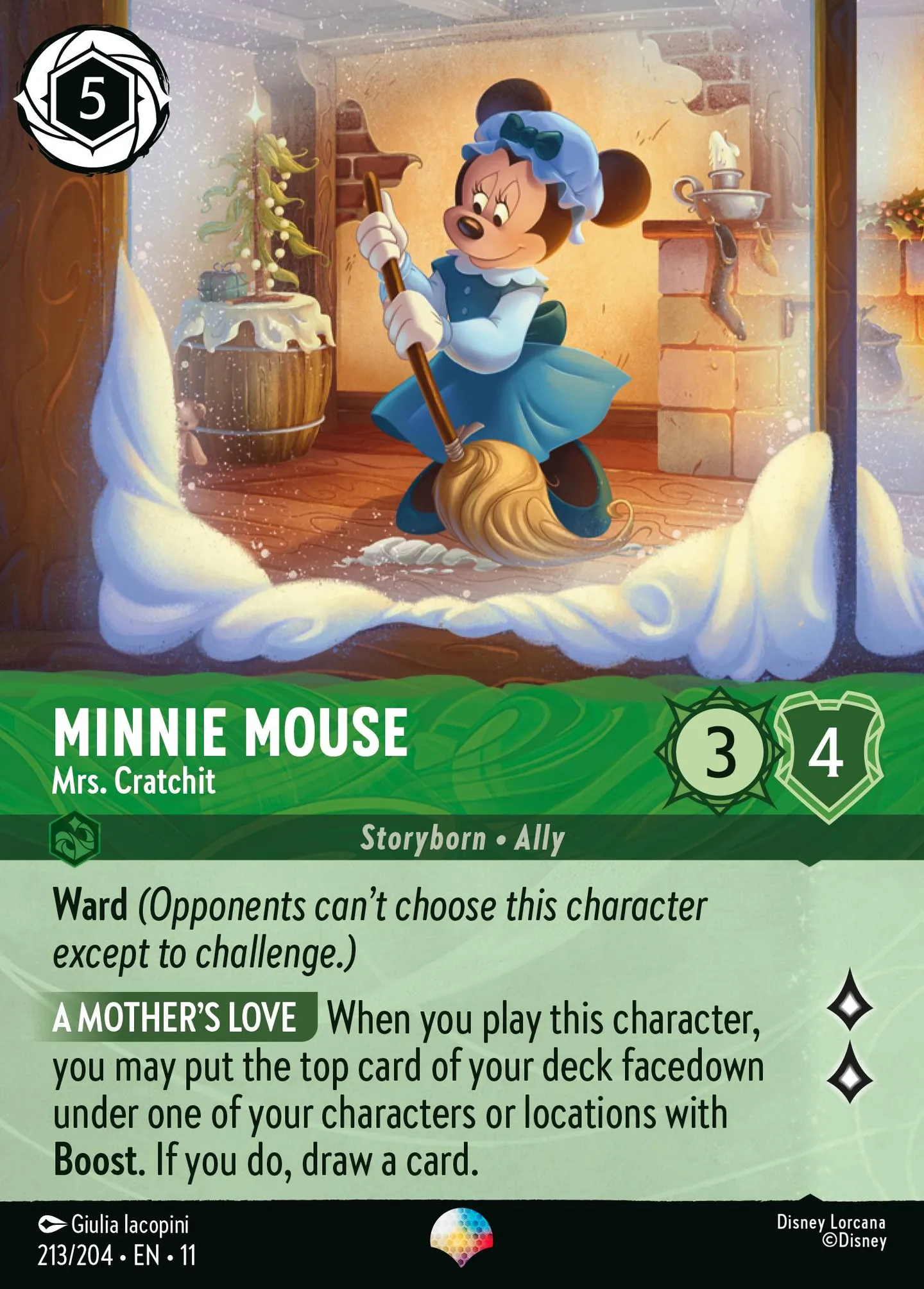 Minnie - Mme Cratchit — Winterspell — Lorcana