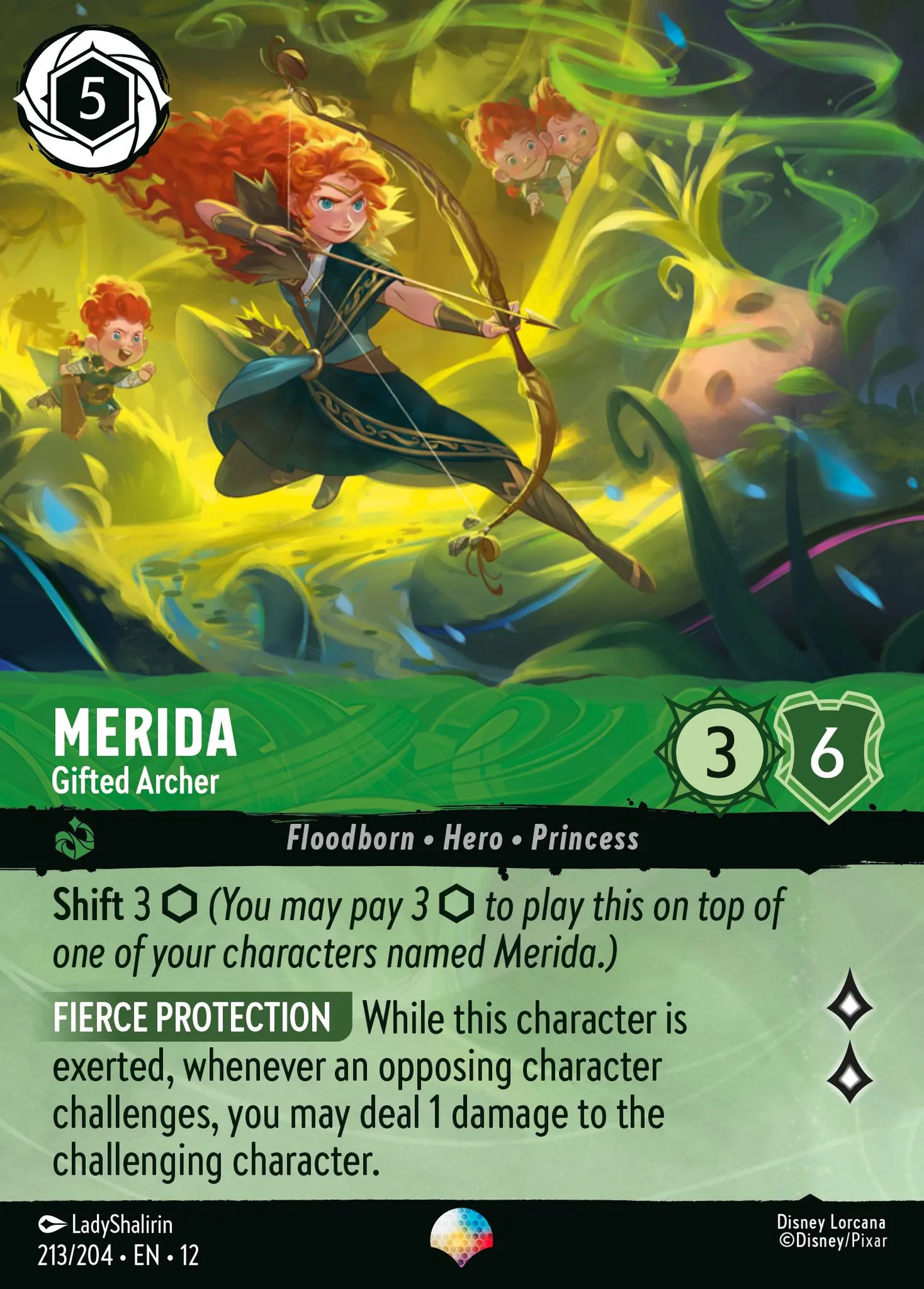 Merida - Gifted Archer — Wilds Unknown — Lorcana