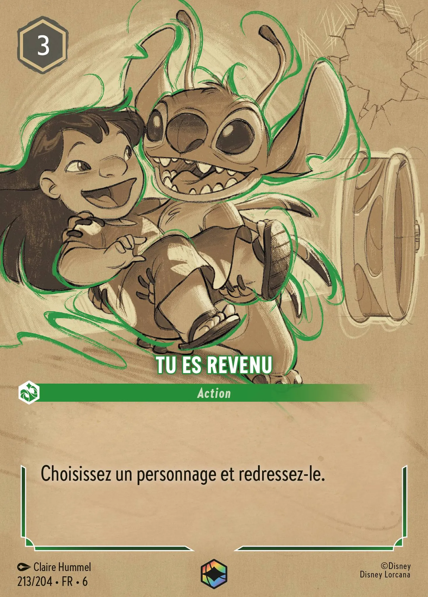 Tu es revenu — Azurite Sea — Lorcana