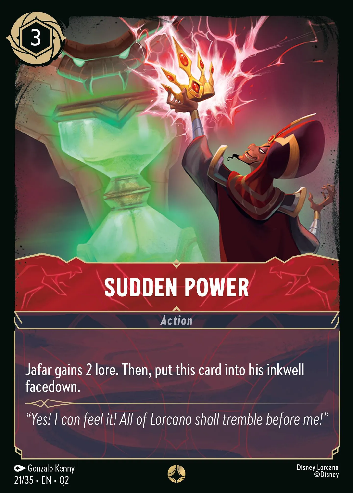 Sudden Power — Illumineer's Quest: Palace Heist — Lorcana