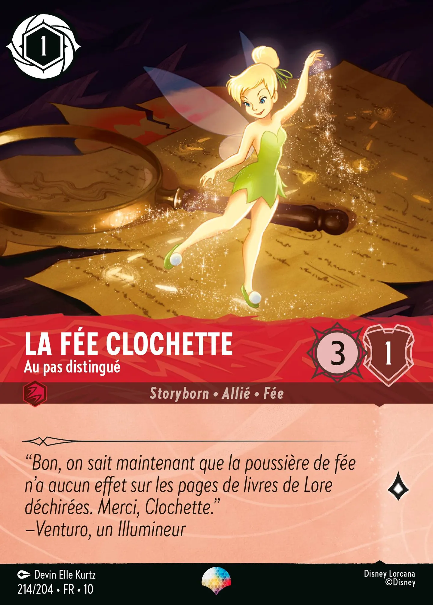 La Fée Clochette - Au pas distingué — Whispers in the Well — Lorcana