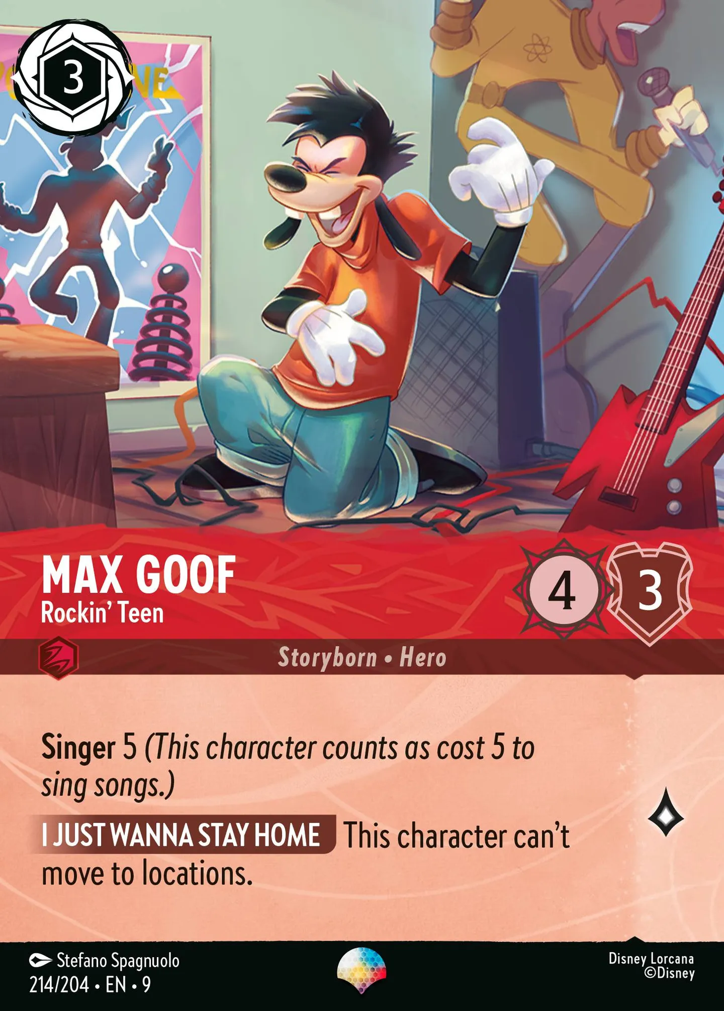 Max Goof - Rockin' Teen — Fabled — Lorcana