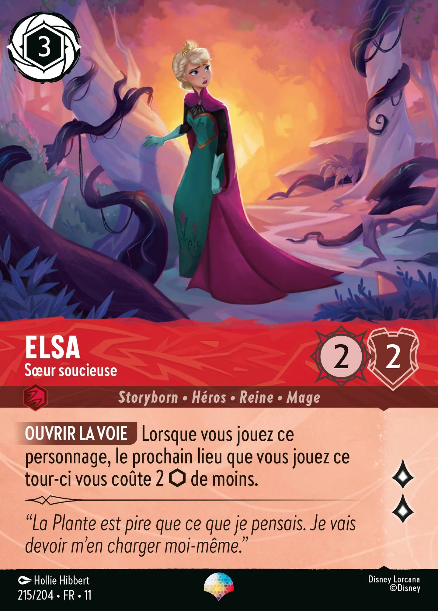 Elsa - Sœur soucieuse — Winterspell — Lorcana