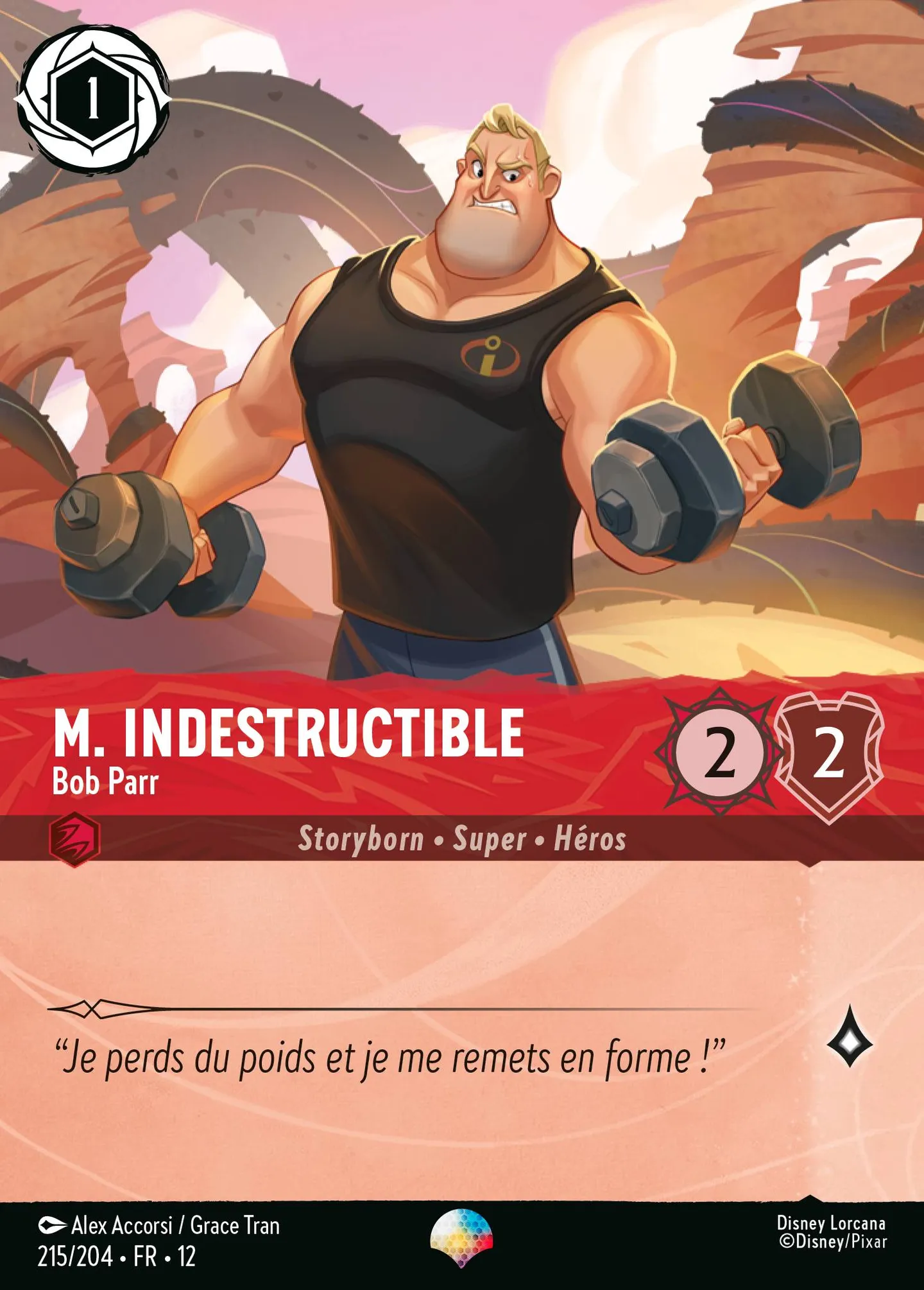 M. Indestructible - Bob Parr — Wilds Unknown — Lorcana
