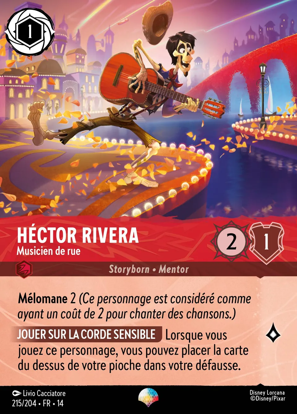 Héctor Rivera - Musicien de rue from Hyperia City - Lorcana