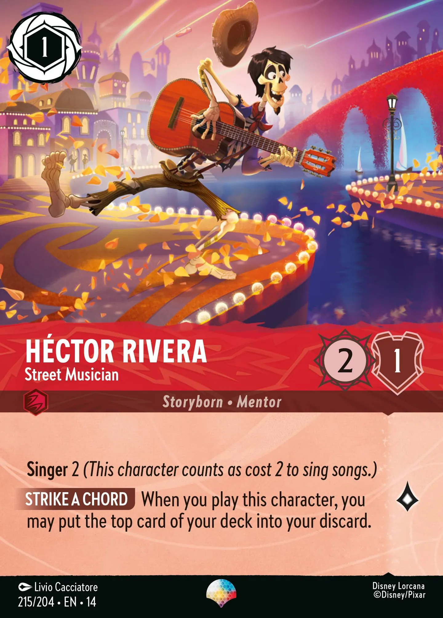 Héctor Rivera - Street Musician — Hyperia City — Lorcana