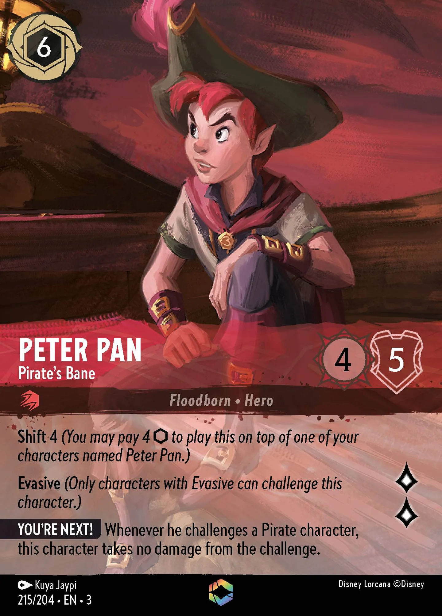 Peter Pan - Pirate's Bane — Into the Inklands — Lorcana