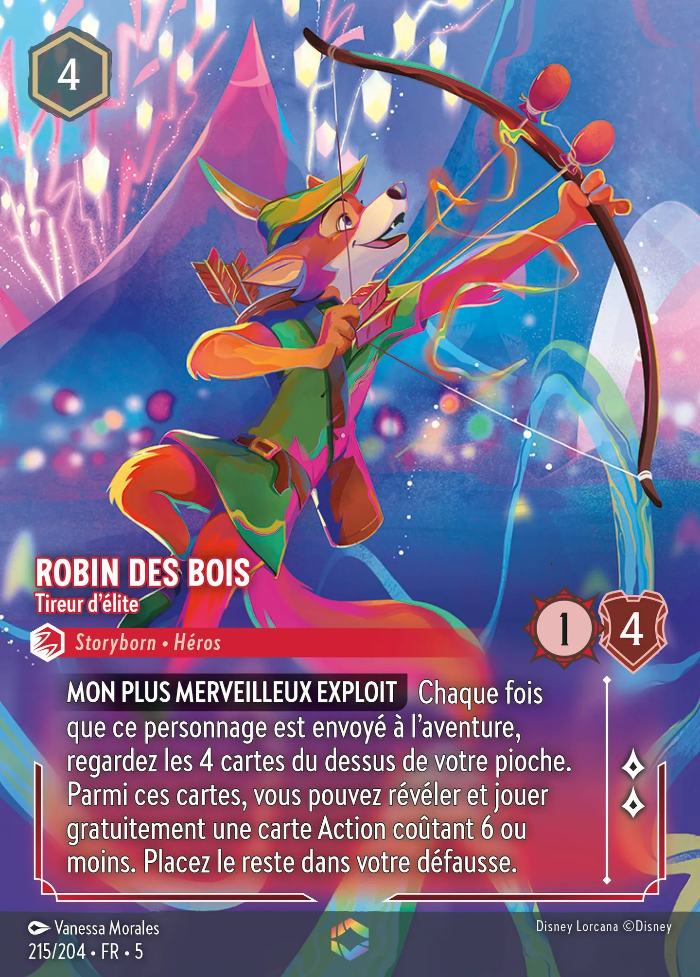 Robin des Bois - Tireur d'élite — Shimmering Skies — Lorcana
