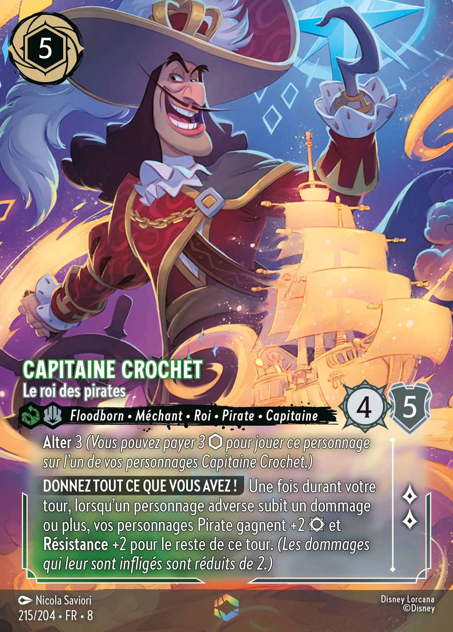 Capitaine Crochet - Le roi des pirates — The Reign of Jafar — Lorcana