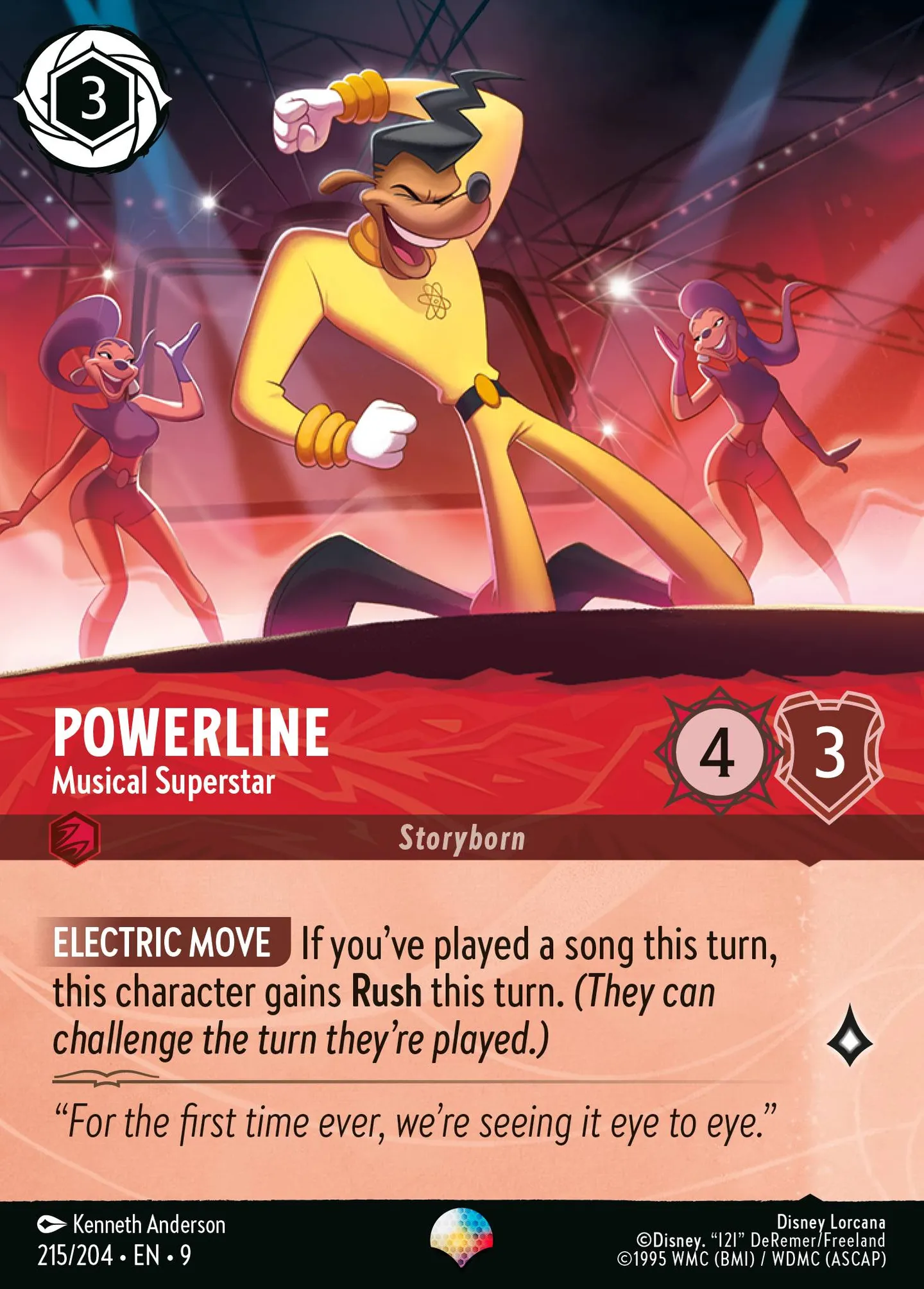 Powerline - Superstar de la musique — Fabled — Lorcana