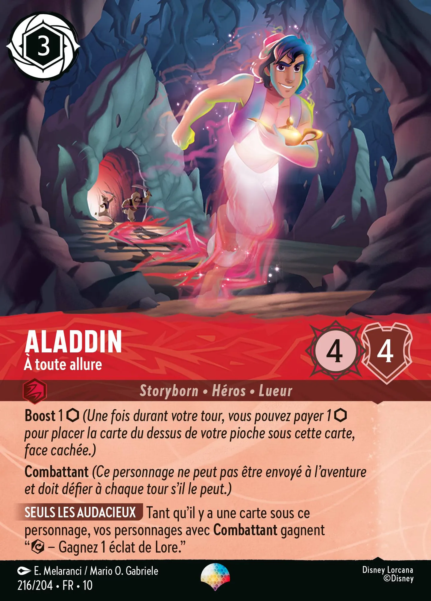 Aladdin - À toute allure — Whispers in the Well — Lorcana