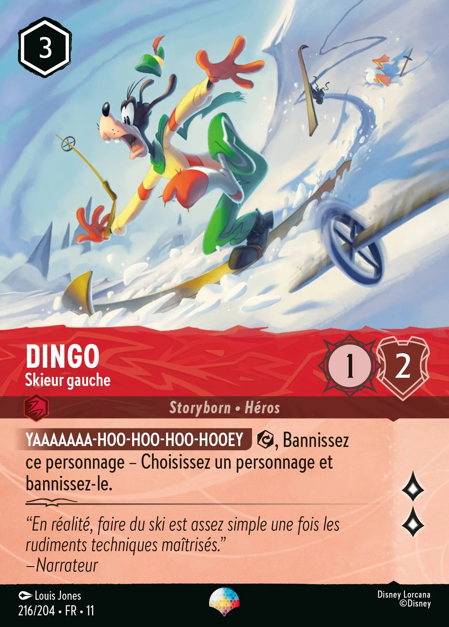 Dingo - Skieur gauche — Winterspell — Lorcana