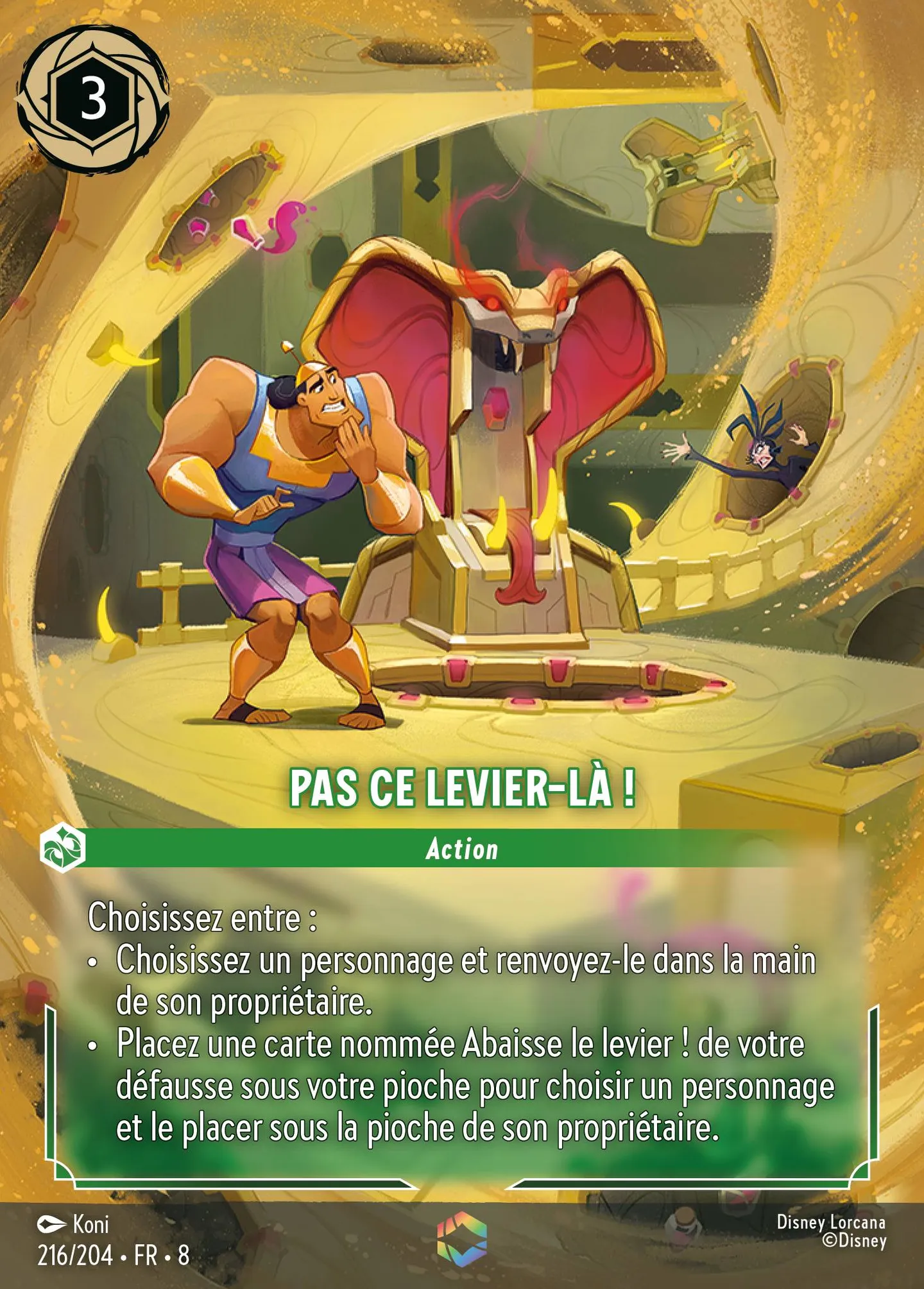 Pas ce levier-là ! — The Reign of Jafar — Lorcana
