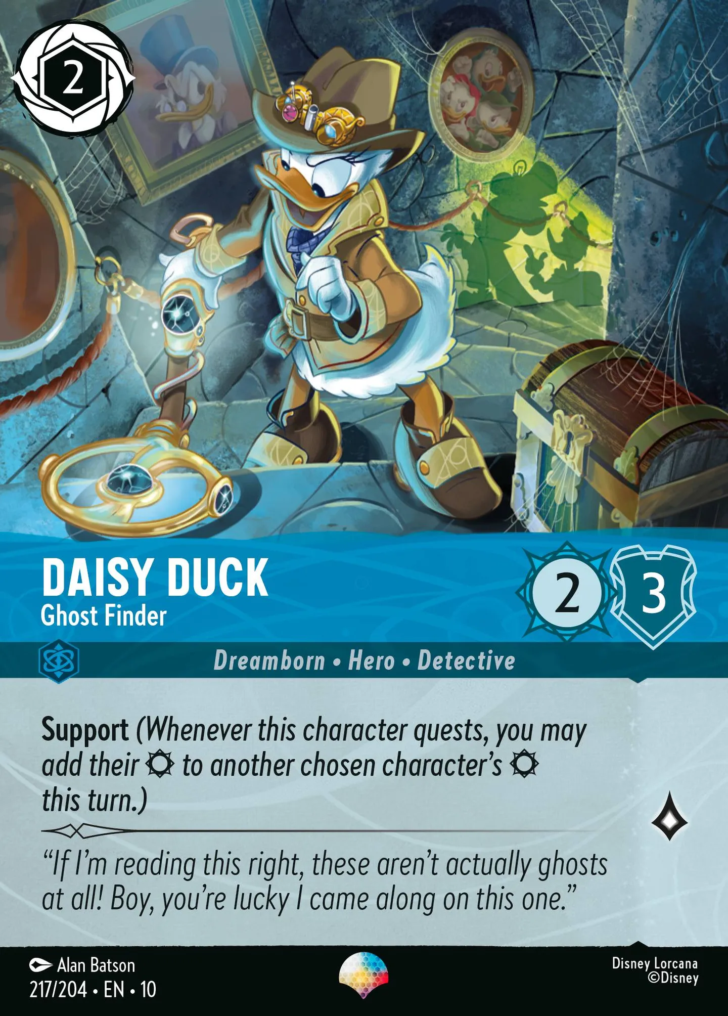Daisy Duck - Ghost Finder — Whispers in the Well — Lorcana