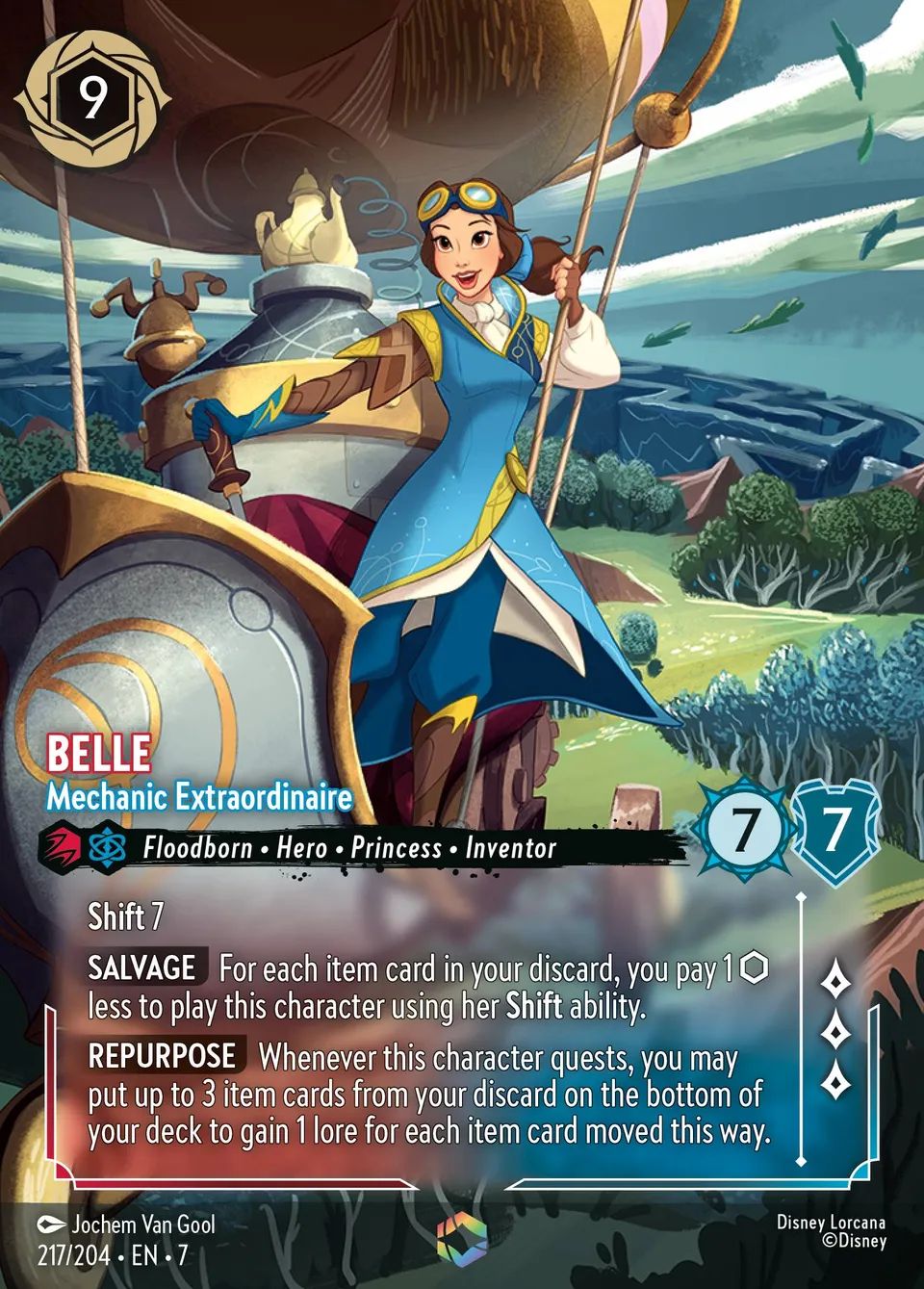 Belle - Mechanic Extraordinaire from Archazia's Island - Lorcana