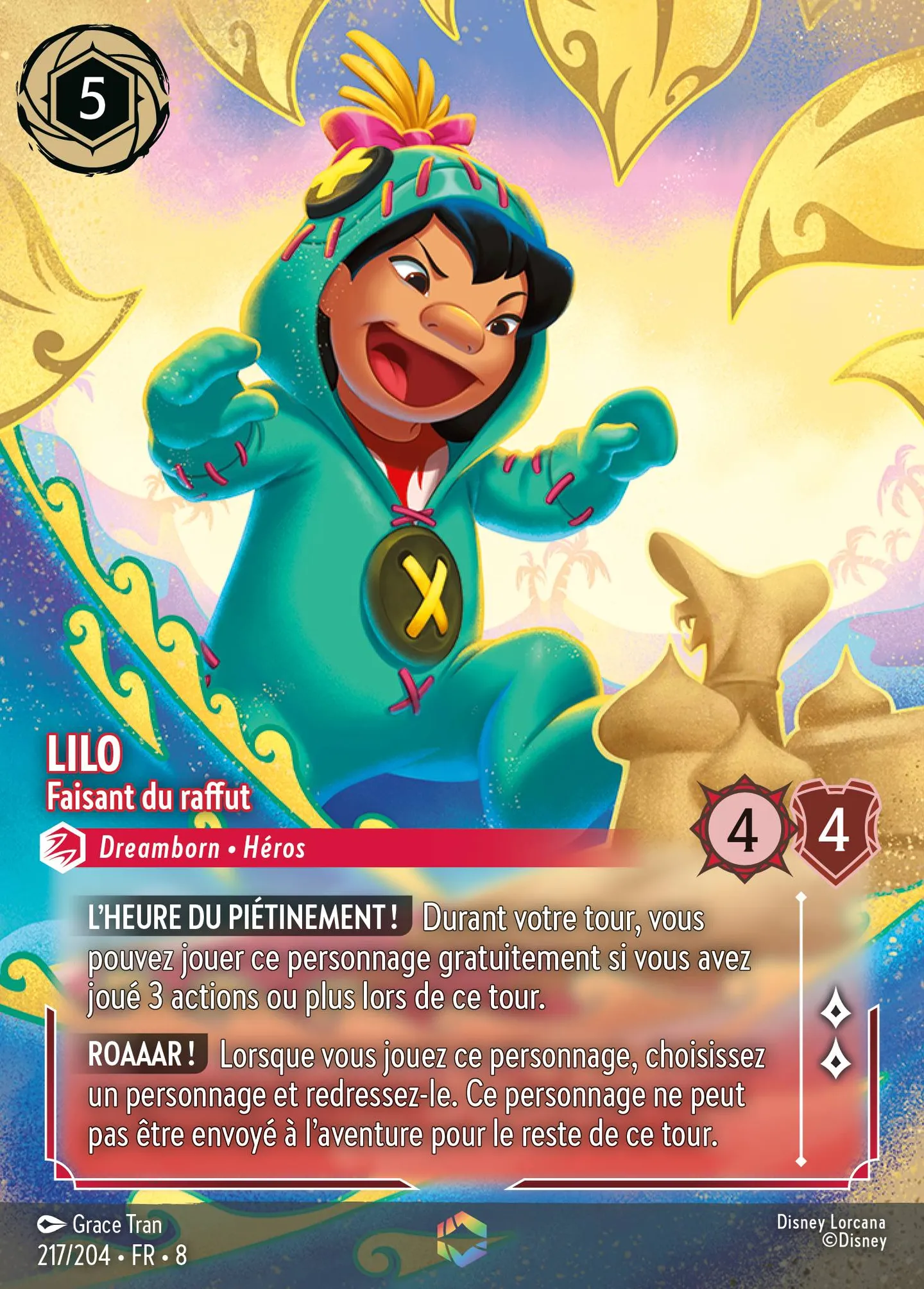 Lilo - Faisant du raffut — The Reign of Jafar — Lorcana