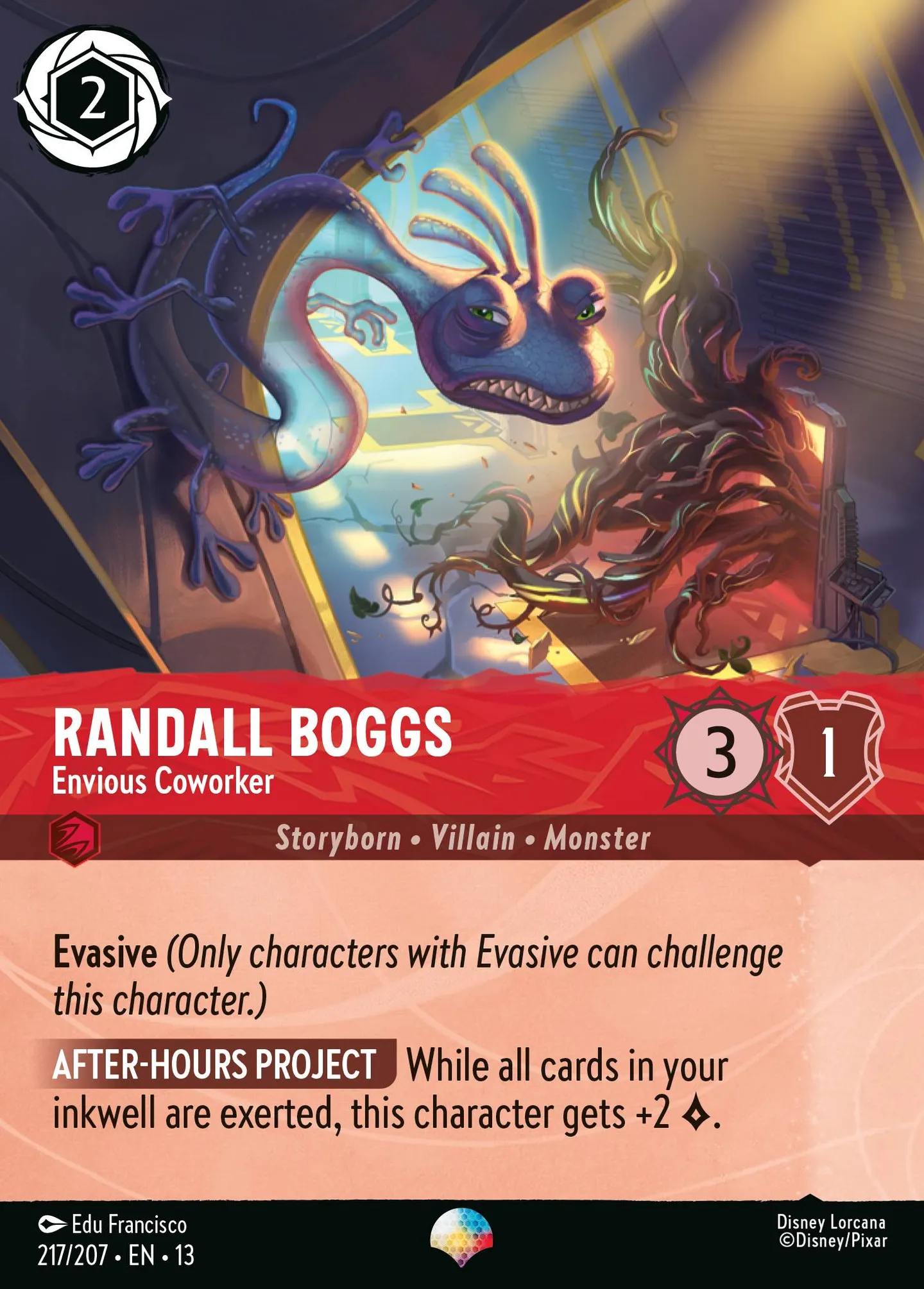 Randall Boggs - Envious Coworker — Attack of the Vine! — Lorcana