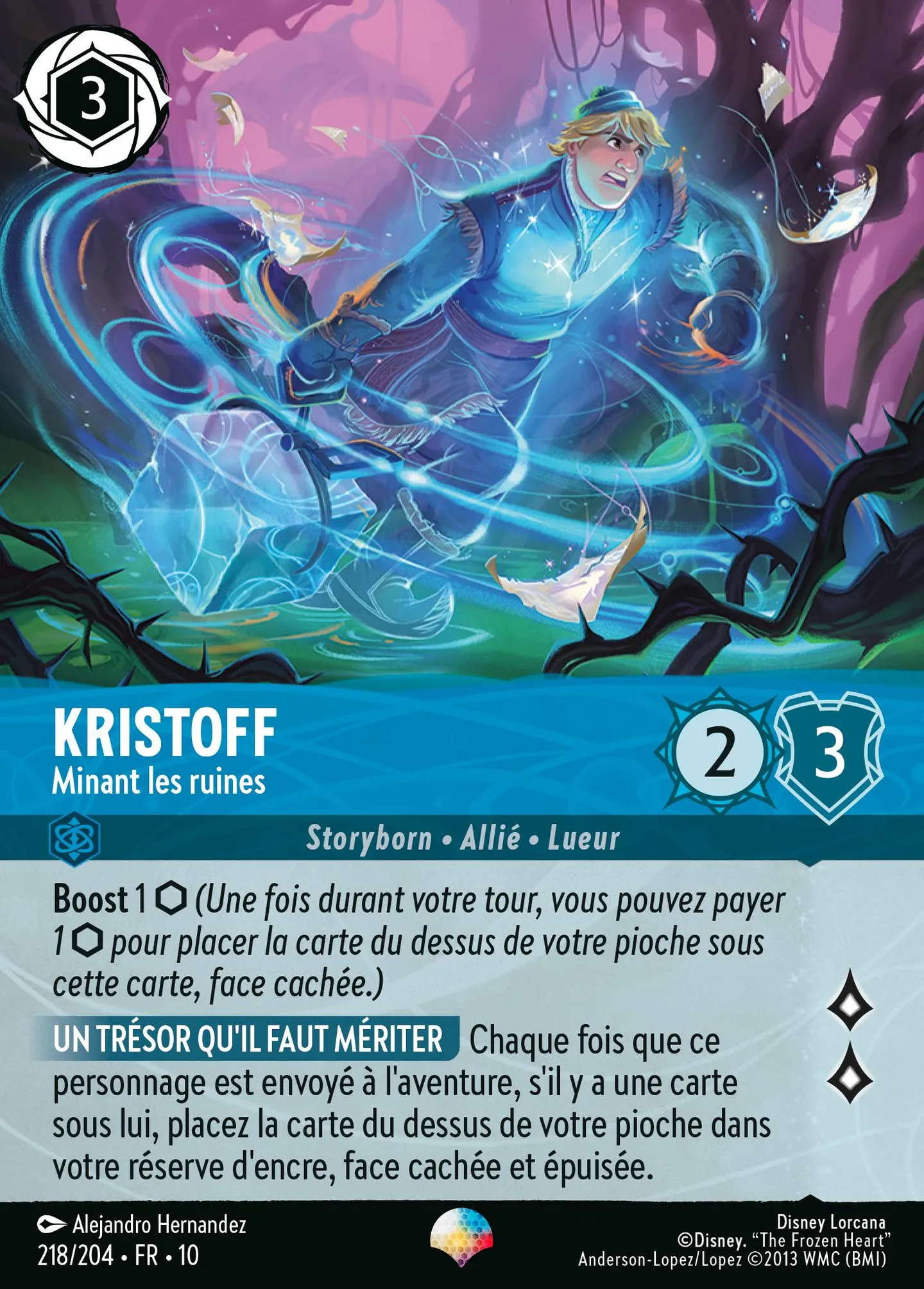 Kristoff - Minant les ruines — Whispers in the Well — Lorcana