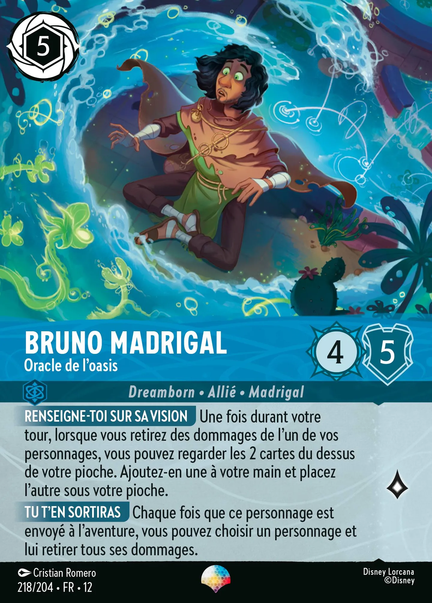 Bruno Madrigal - Oracle de l'oasis — Wilds Unknown — Lorcana