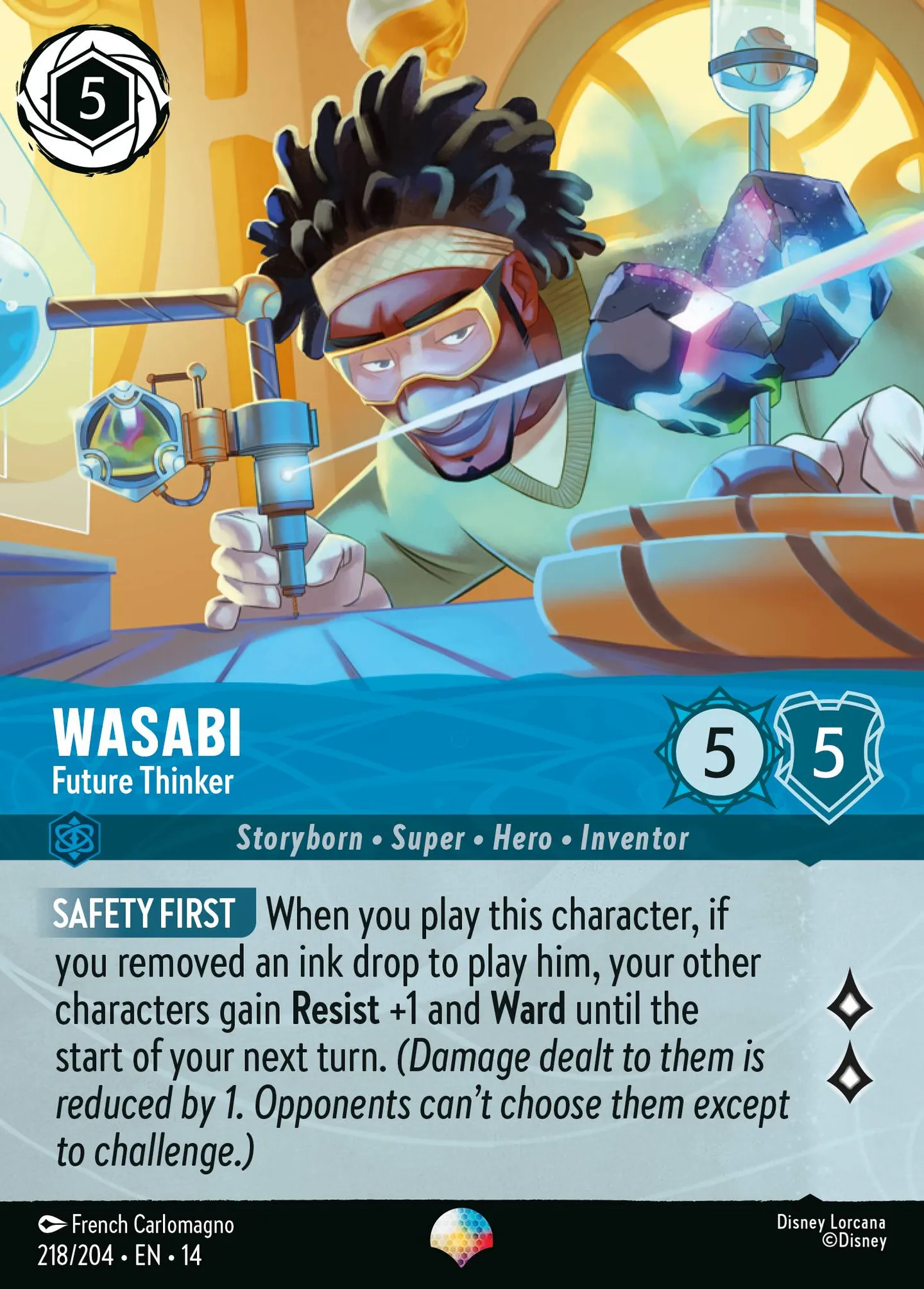 Wasabi - Future Thinker — Hyperia City — Lorcana