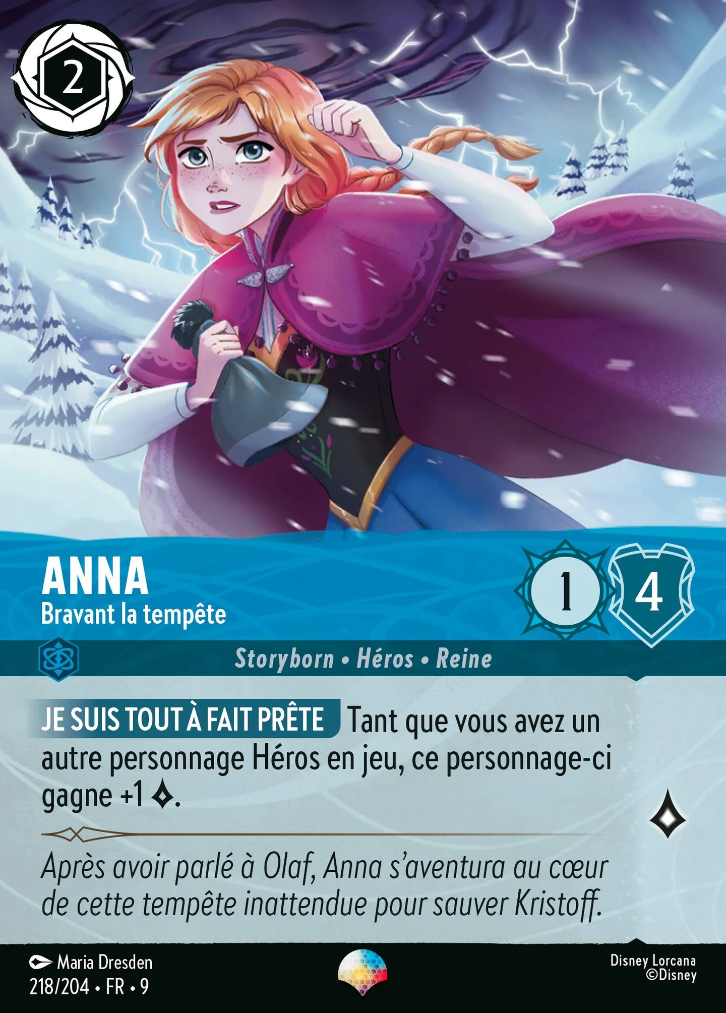 Anna - Bravant la tempête