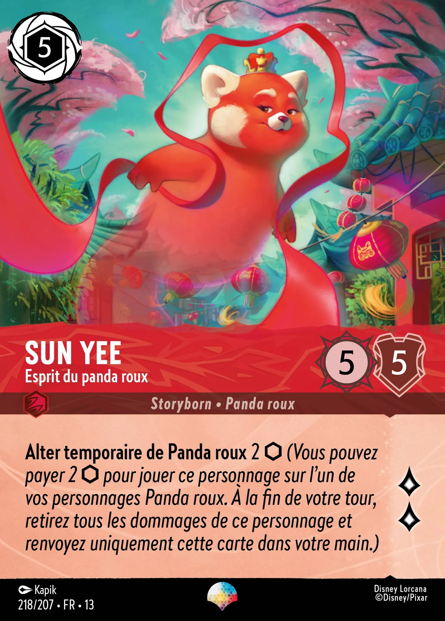Sun Yee - Esprit du panda roux — Attack of the Vine! — Lorcana