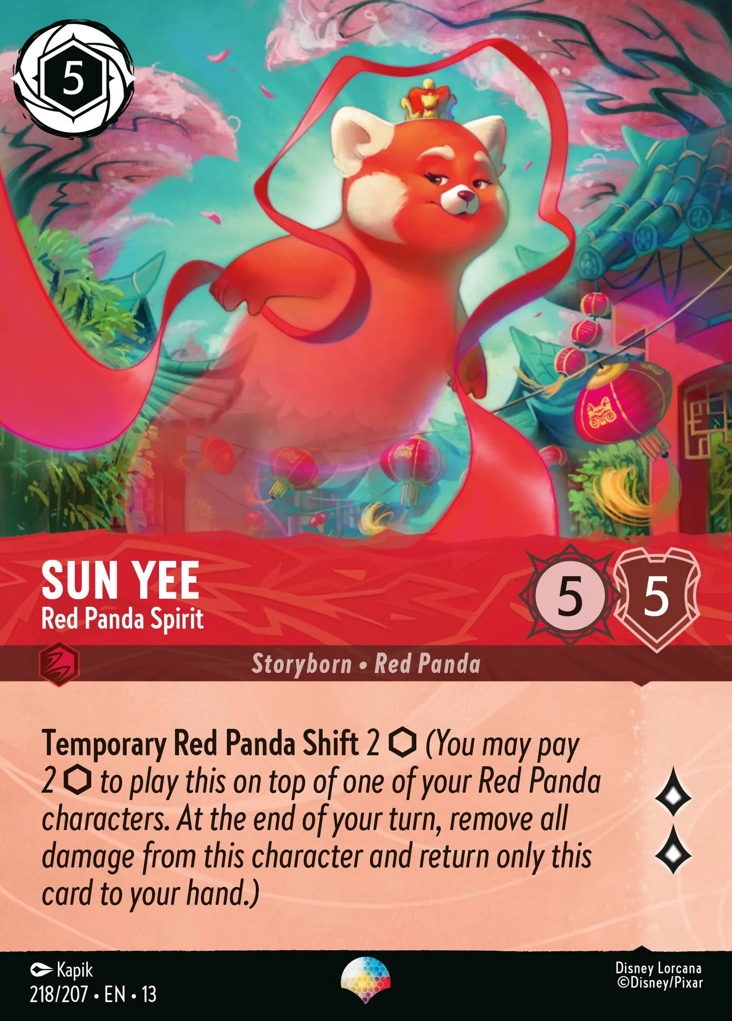 Sun Yee - Esprit du panda roux — Attack of the Vine! — Lorcana