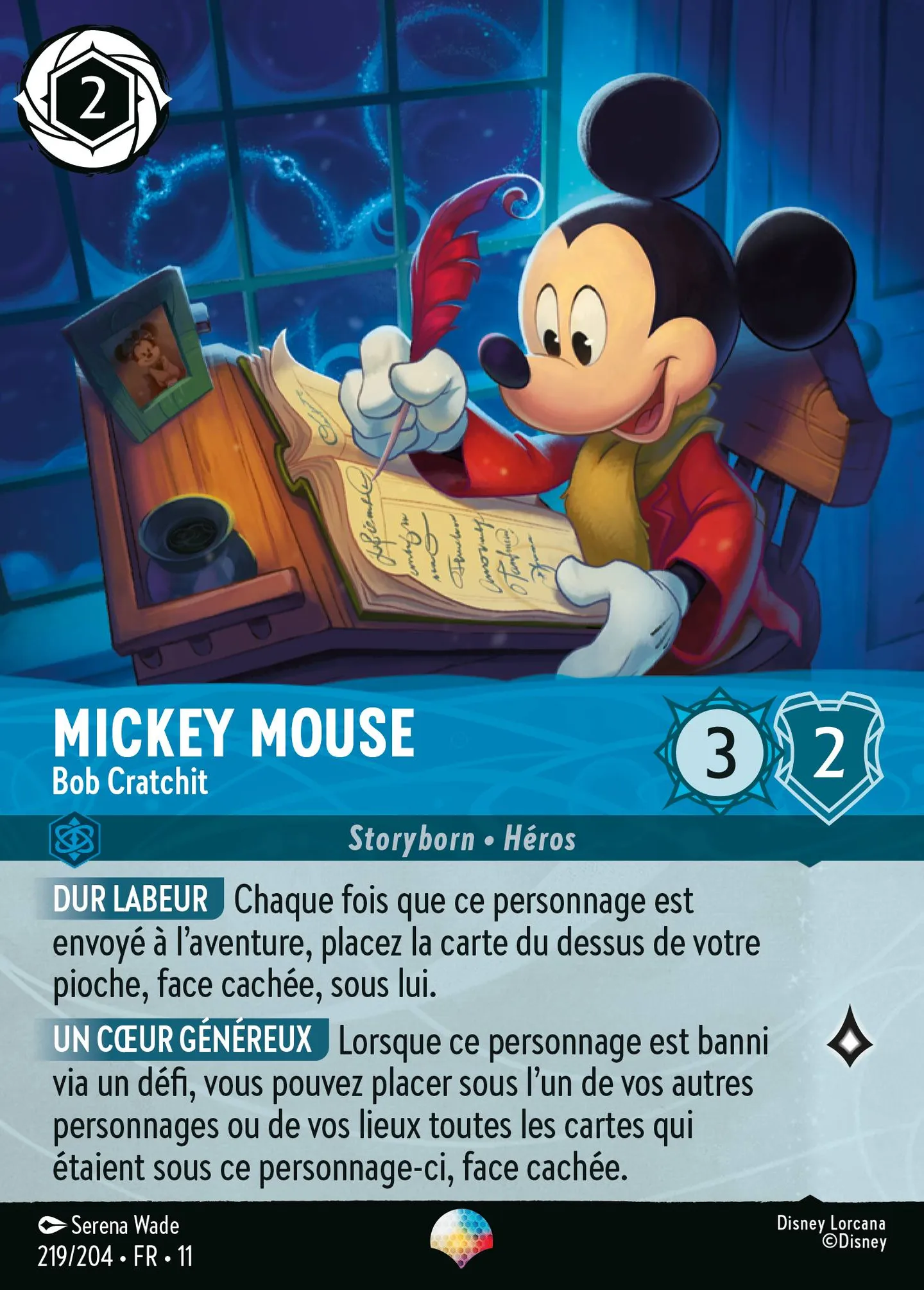Mickey Mouse - Bob Cratchit — Winterspell — Lorcana