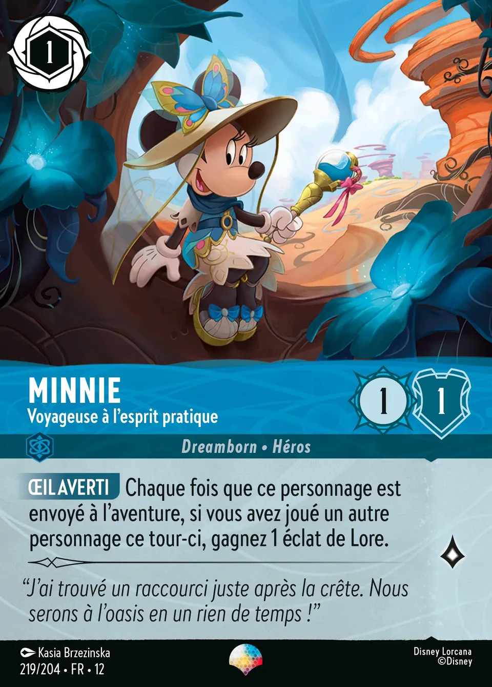 Minnie - Voyageuse à l'esprit pratique from Wilds Unknown - Lorcana