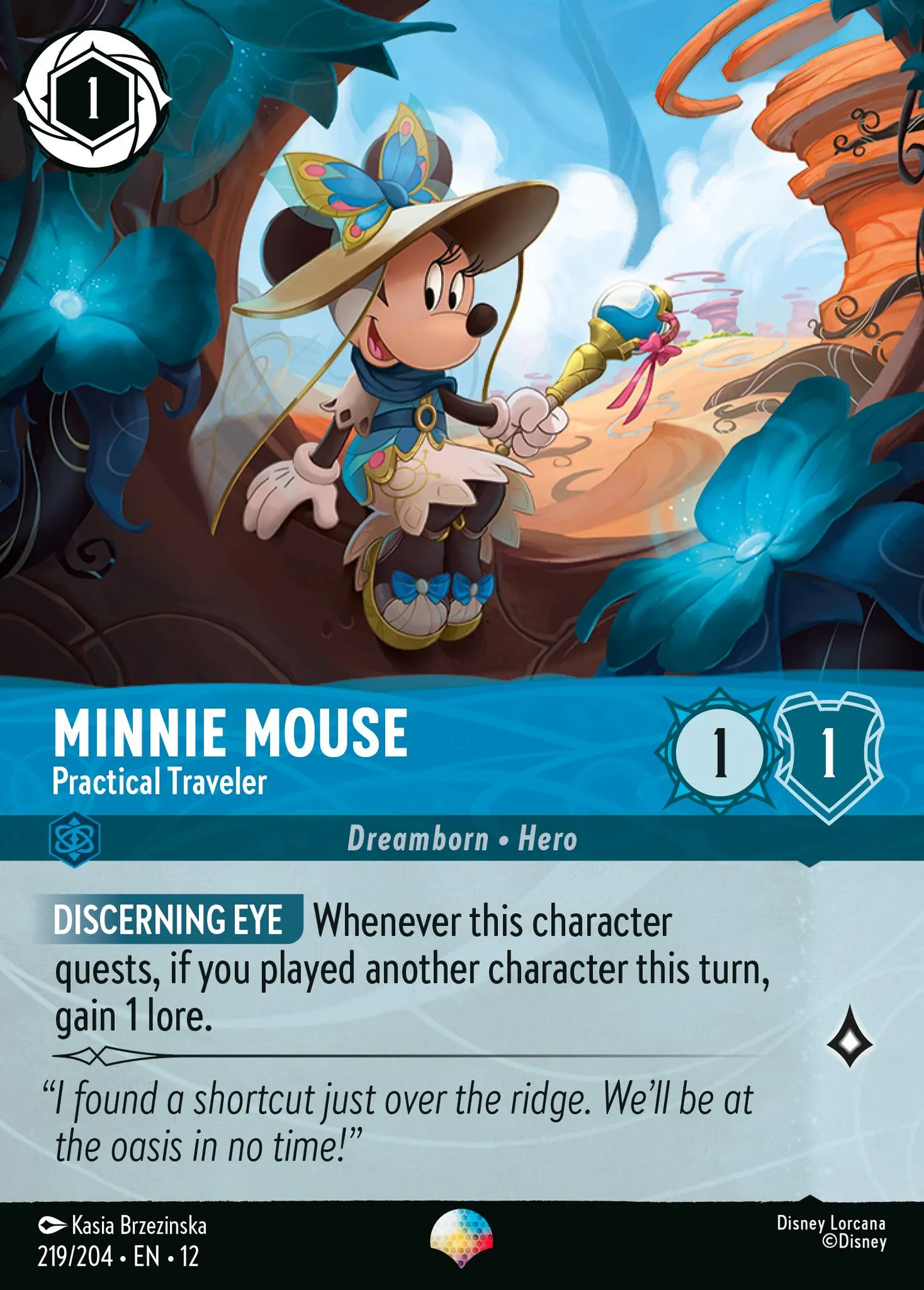 Minnie Mouse - Practical Traveler — Wilds Unknown — Lorcana