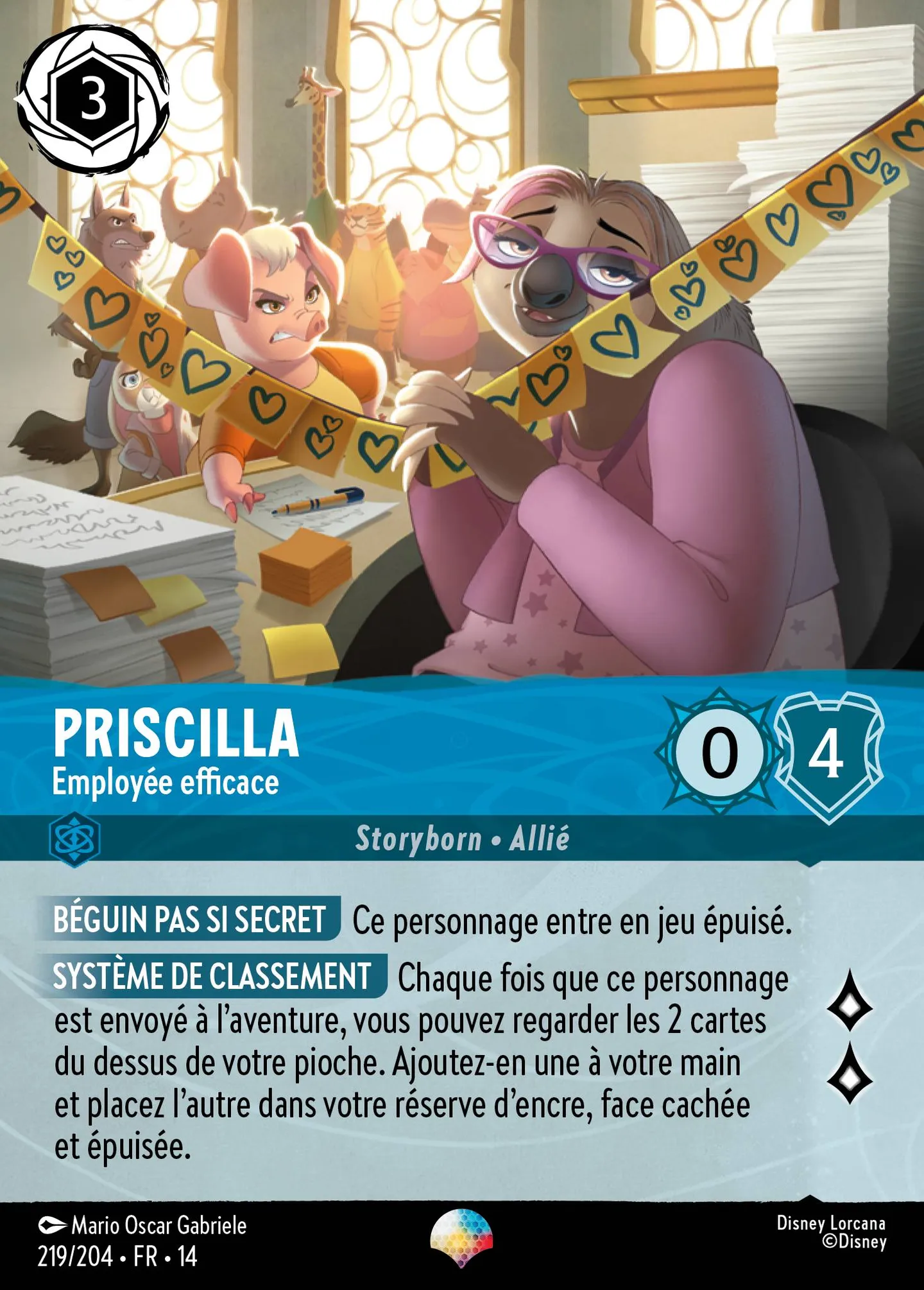 Priscilla - Employée efficace — Hyperia City — Lorcana