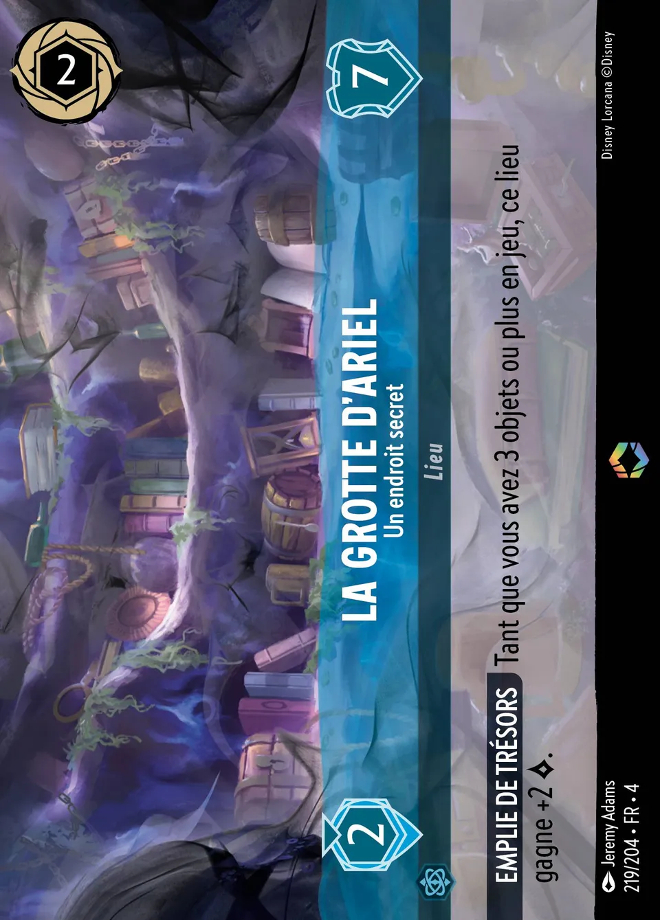 La Grotte d'Ariel - Un endroit secret from Ursula's Return - Lorcana
