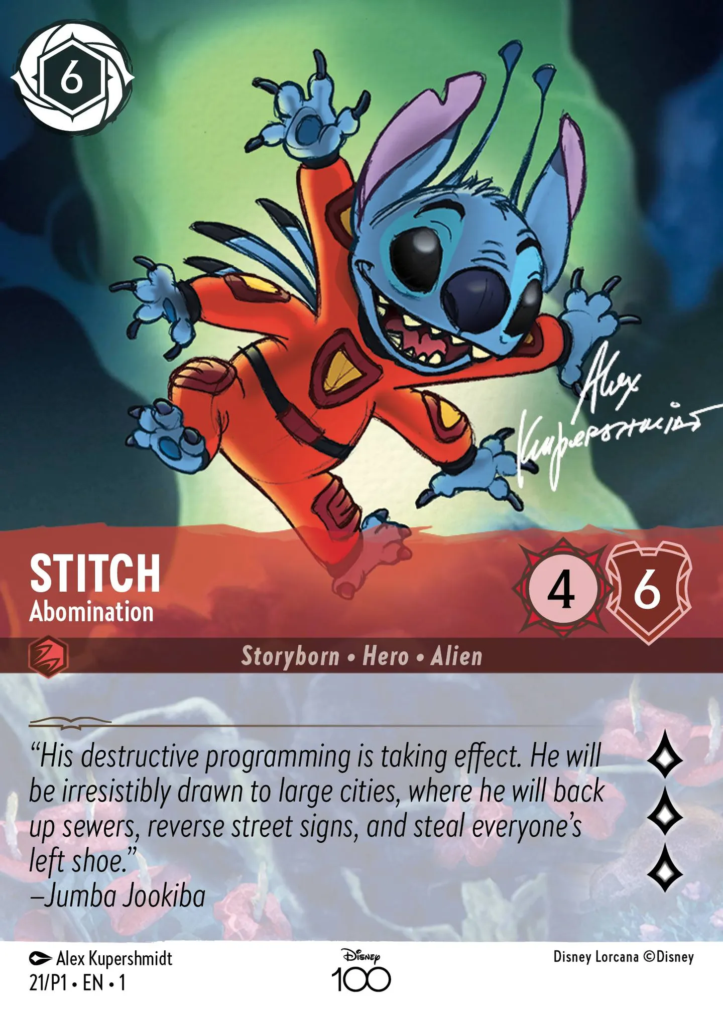 Stitch - Abomination — Promos - Year 1 — Lorcana